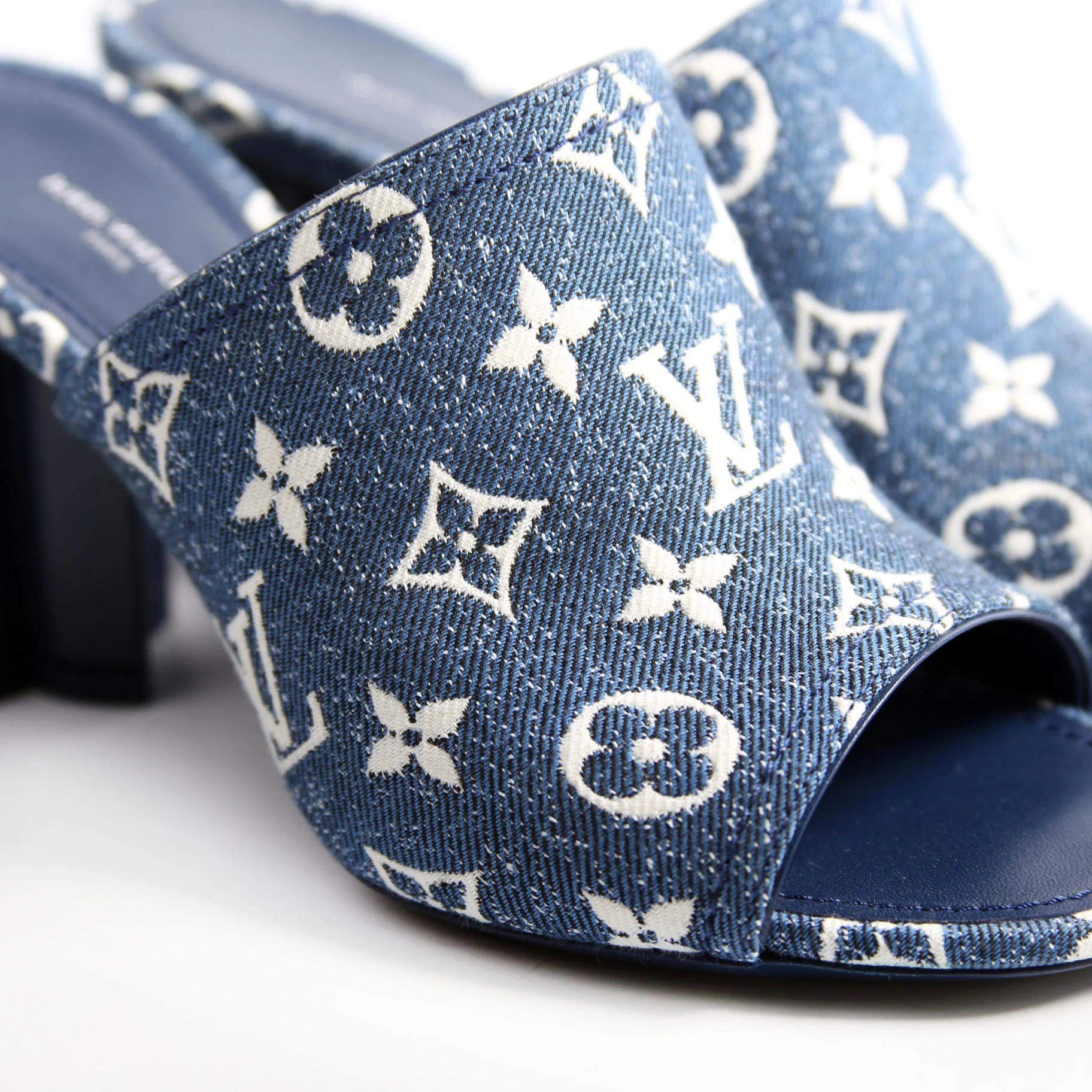 Silhouette Denim Mules Size 38 Blue - Image 12
