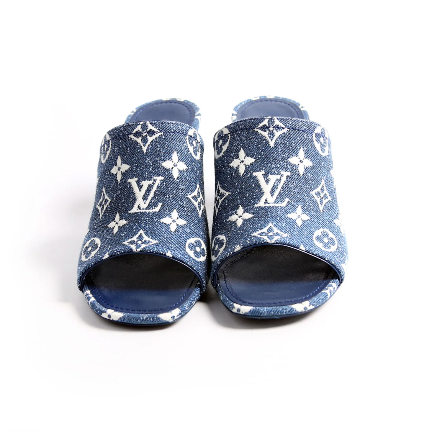 Silhouette Denim Mules Size 38 Blue - Image 3