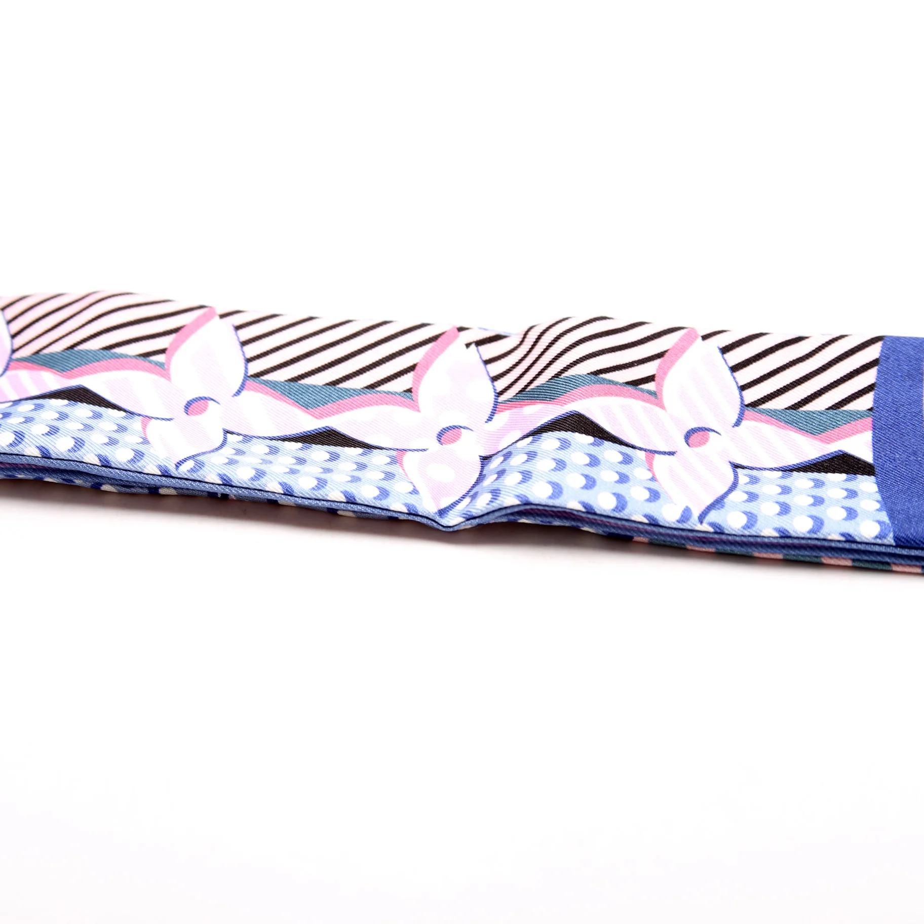 Silk Pop Monogram Bandeau Silk Scarf - Image 3