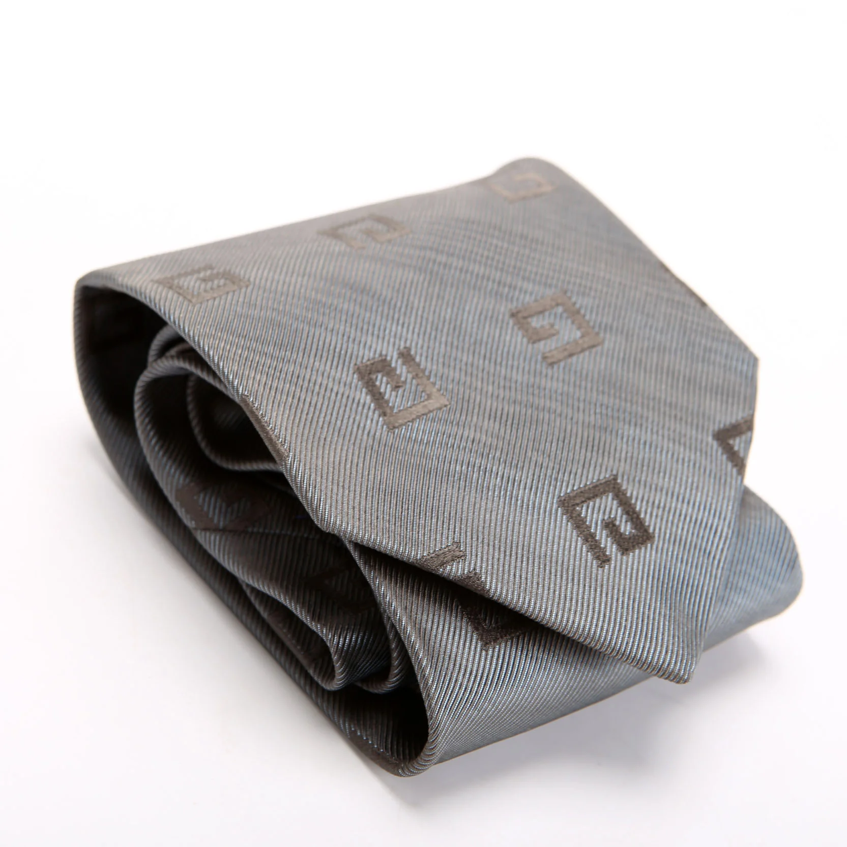 Silk Tie Grey - Image 2