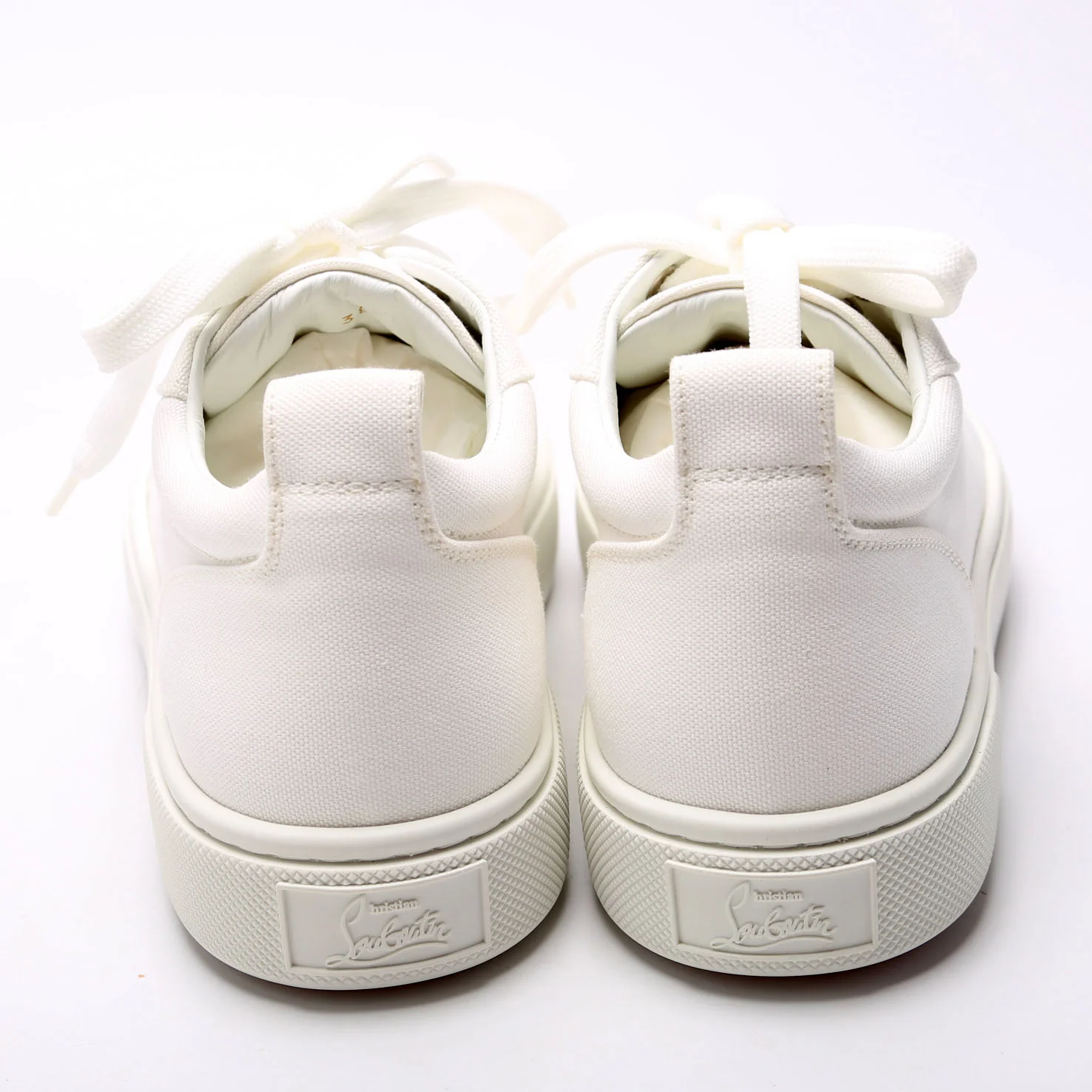 Simplerui Flat Sneakers Canvas Size 38.5 White - Image 4