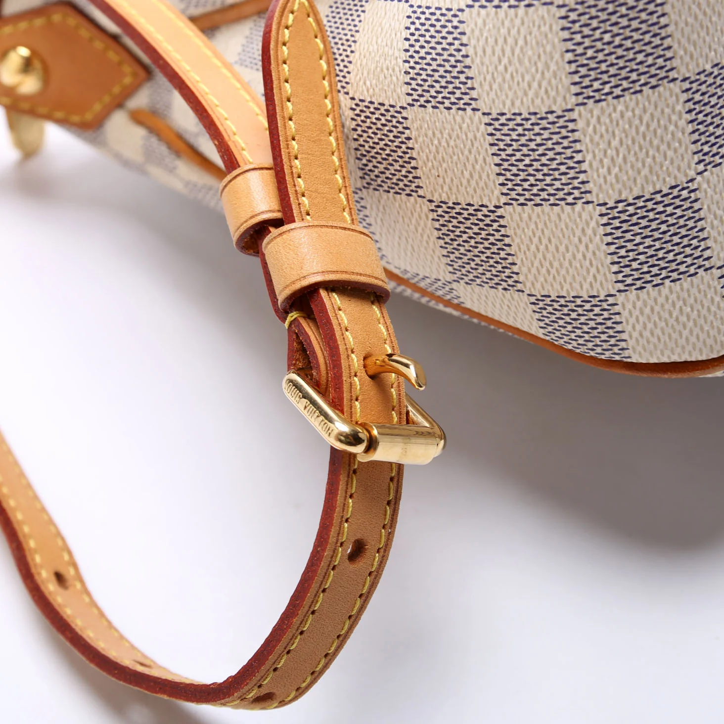 Siracusa PM Damier Azur White/Blue - Image 6