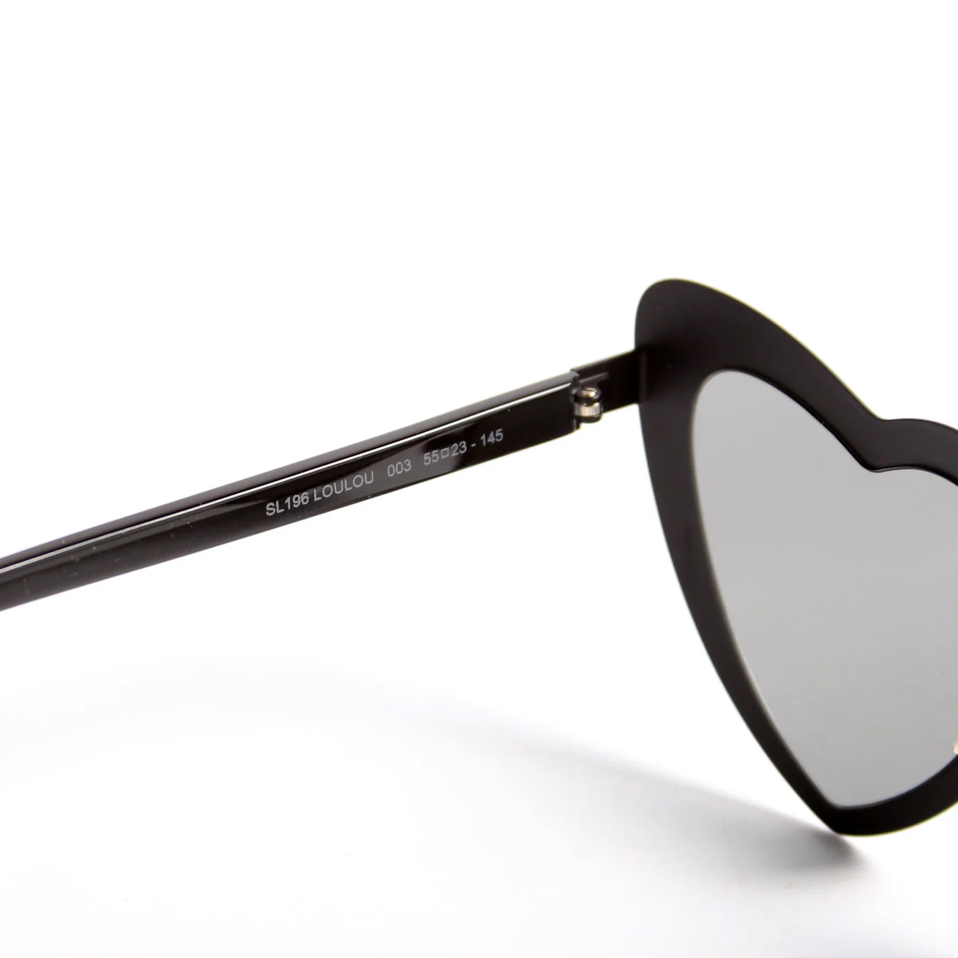 SL196 LouLou Heart Sunglasses Black - Image 5
