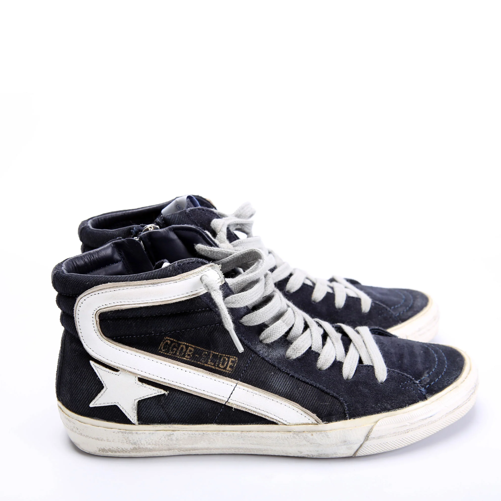 Slide Sneakers Size 37 Navy - Image 3