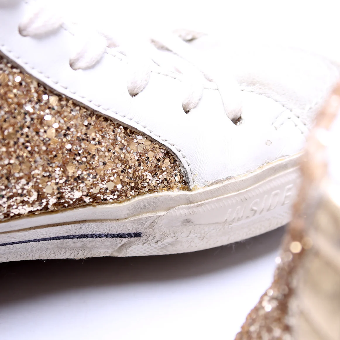 Slide Sneakers Size 39 Gold - Image 7