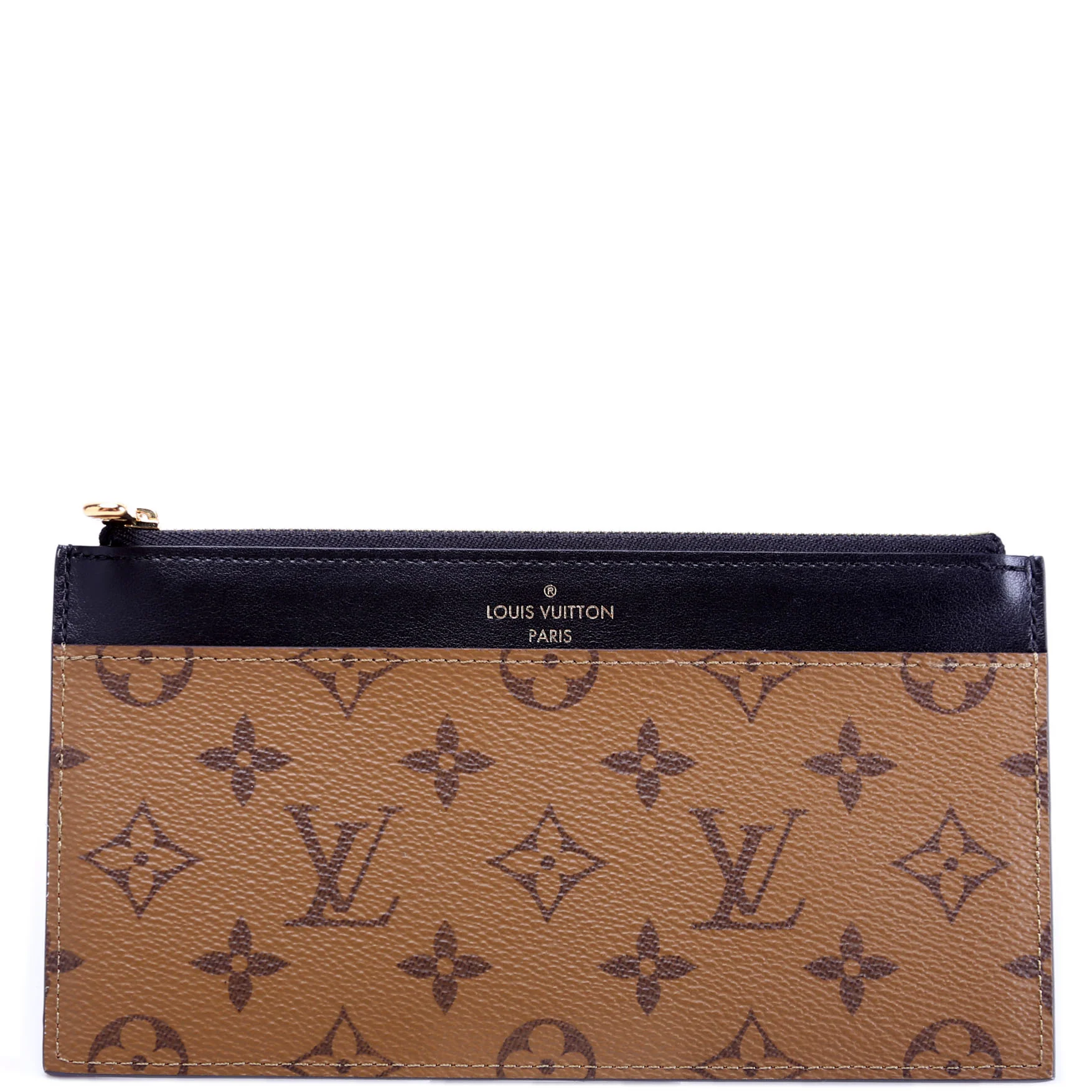 Slim Purse Reversed Monogram Black