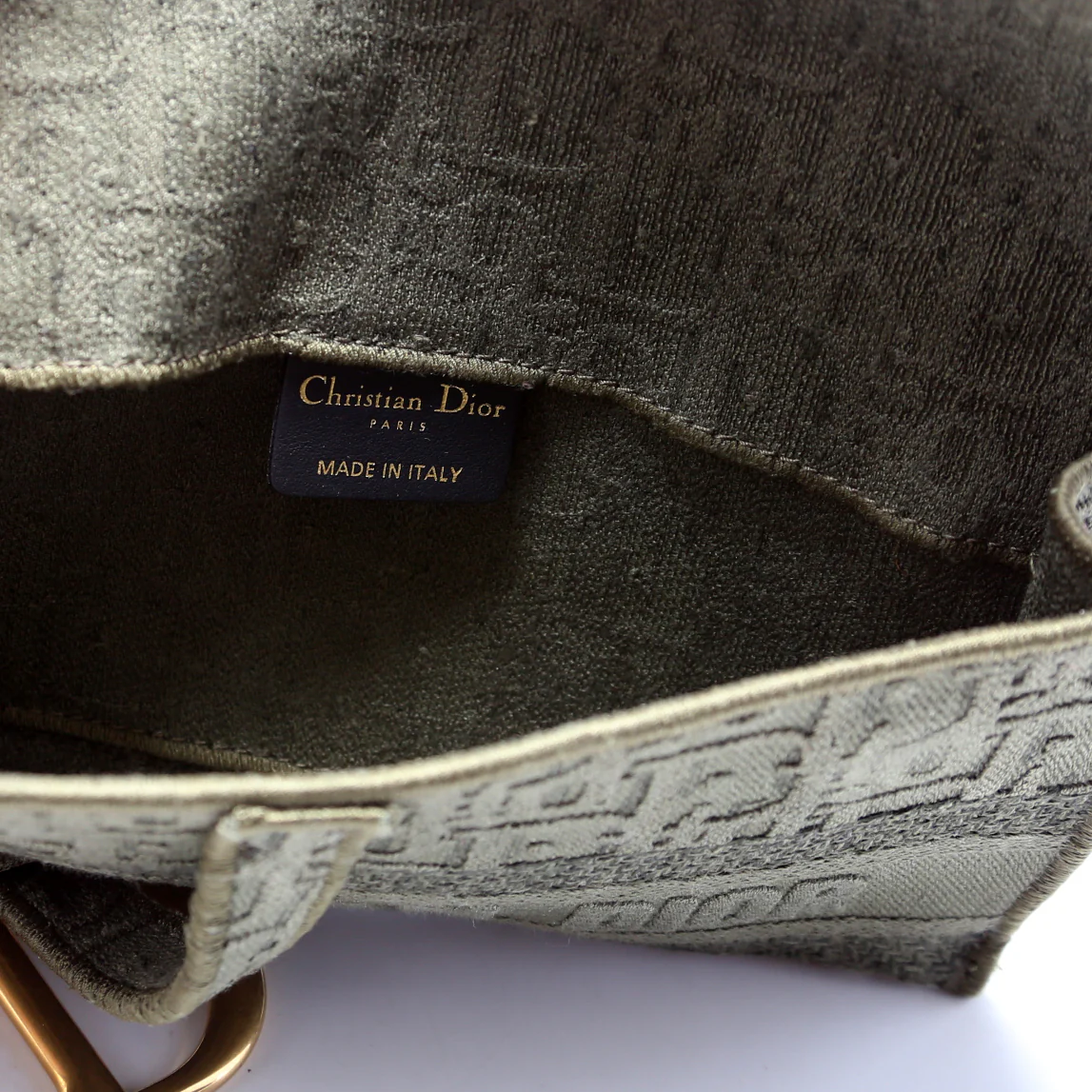 Slim Saddle Belt Bag Oblique Green - Image 7