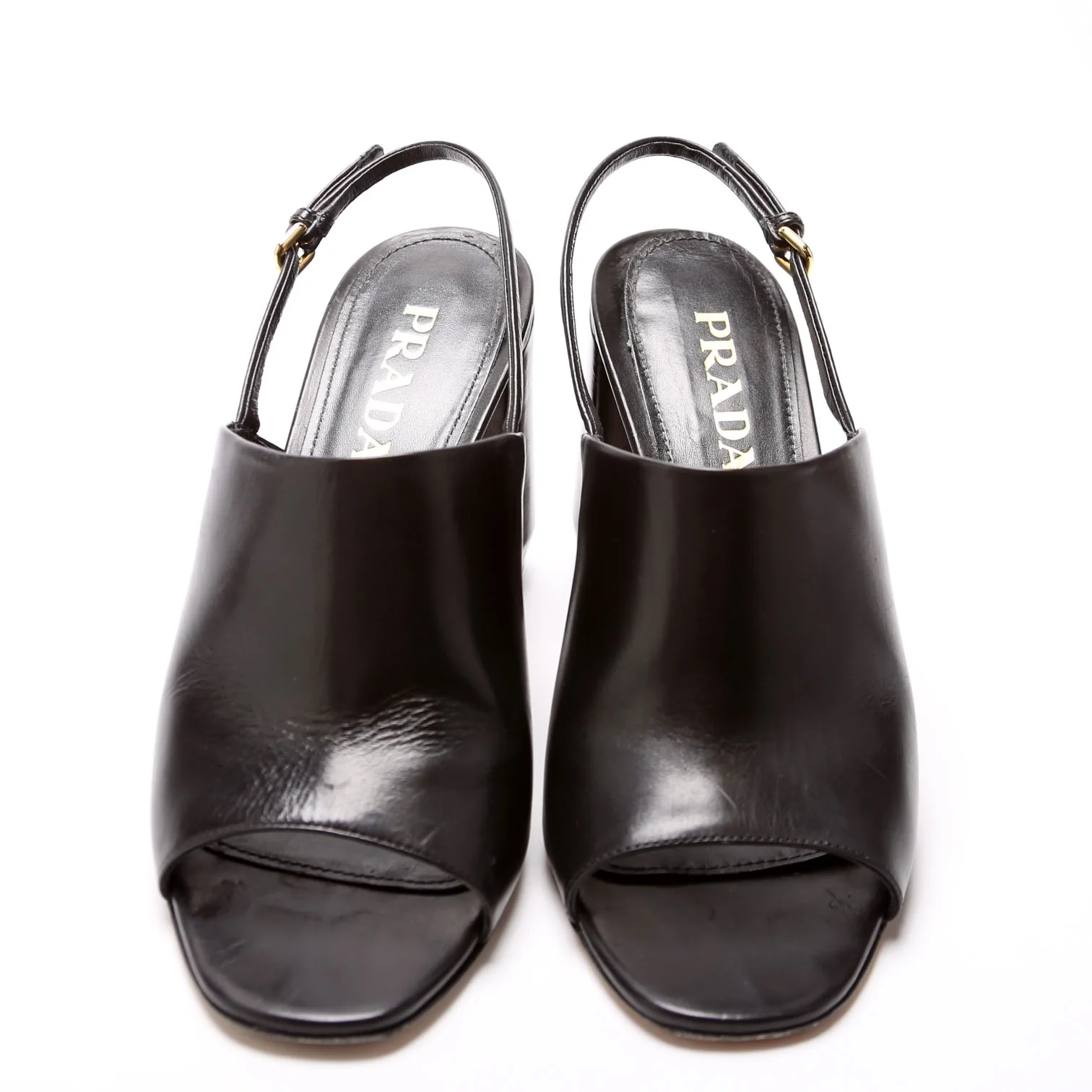 Slingback Mules Vitello Lux Size 39 Black - Image 2