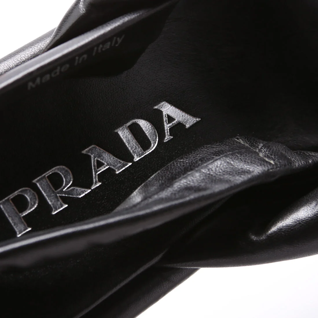 Slingback Platform Leather Sandals Size 38 Black - Image 5