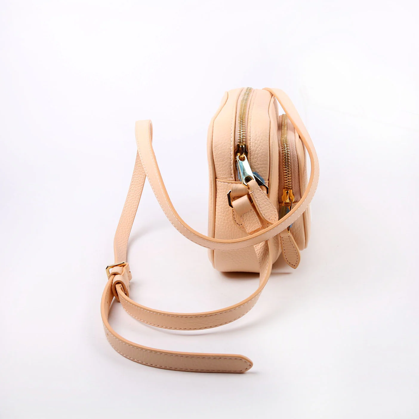 Small Camera Bag Grained Calfskin Pink - Image 3
