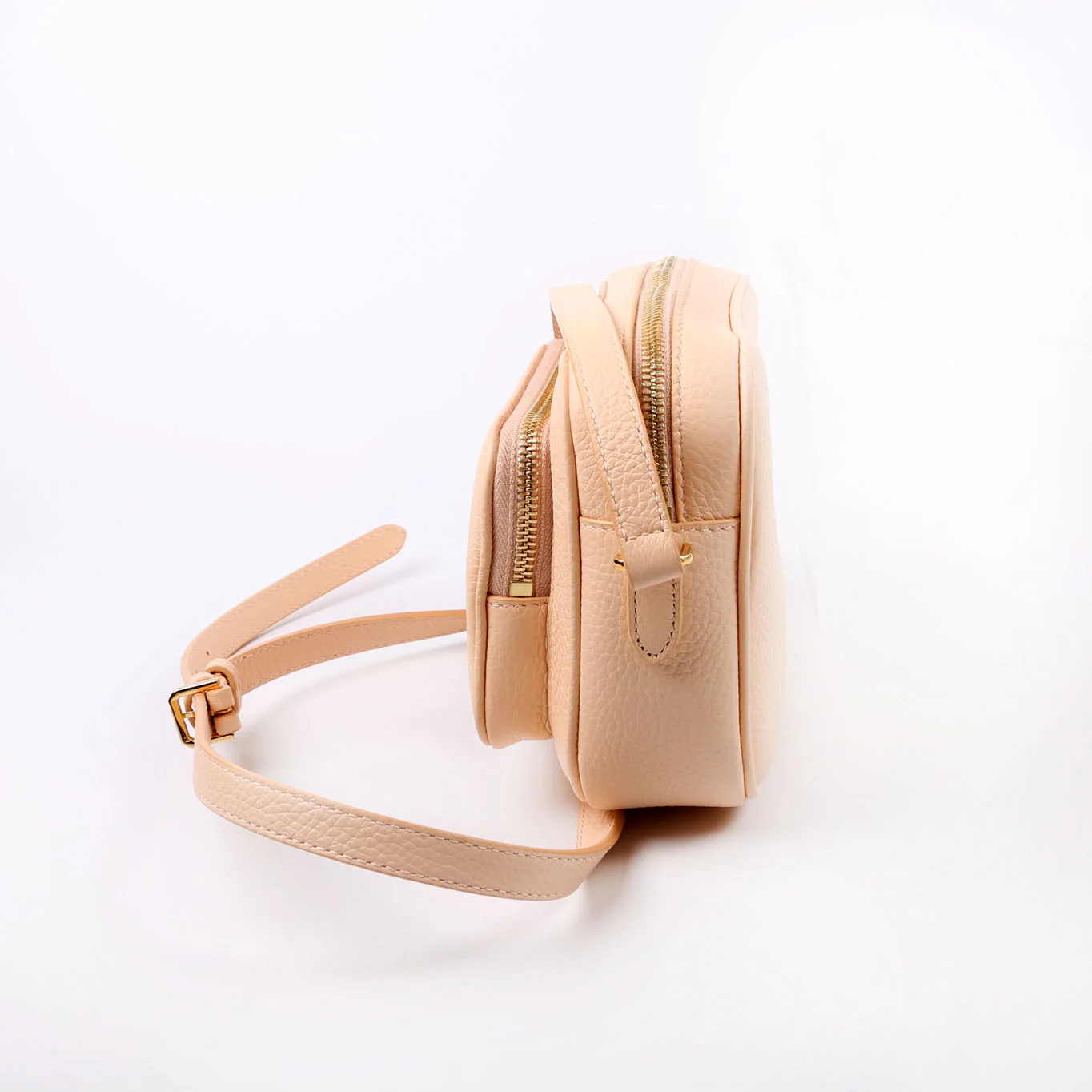Small Camera Bag Grained Calfskin Pink - Image 4