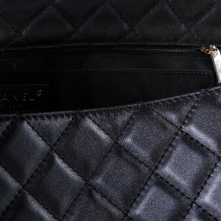 Small XXL Travel Flap Bag Quilted Calfskin 28M - Image 6