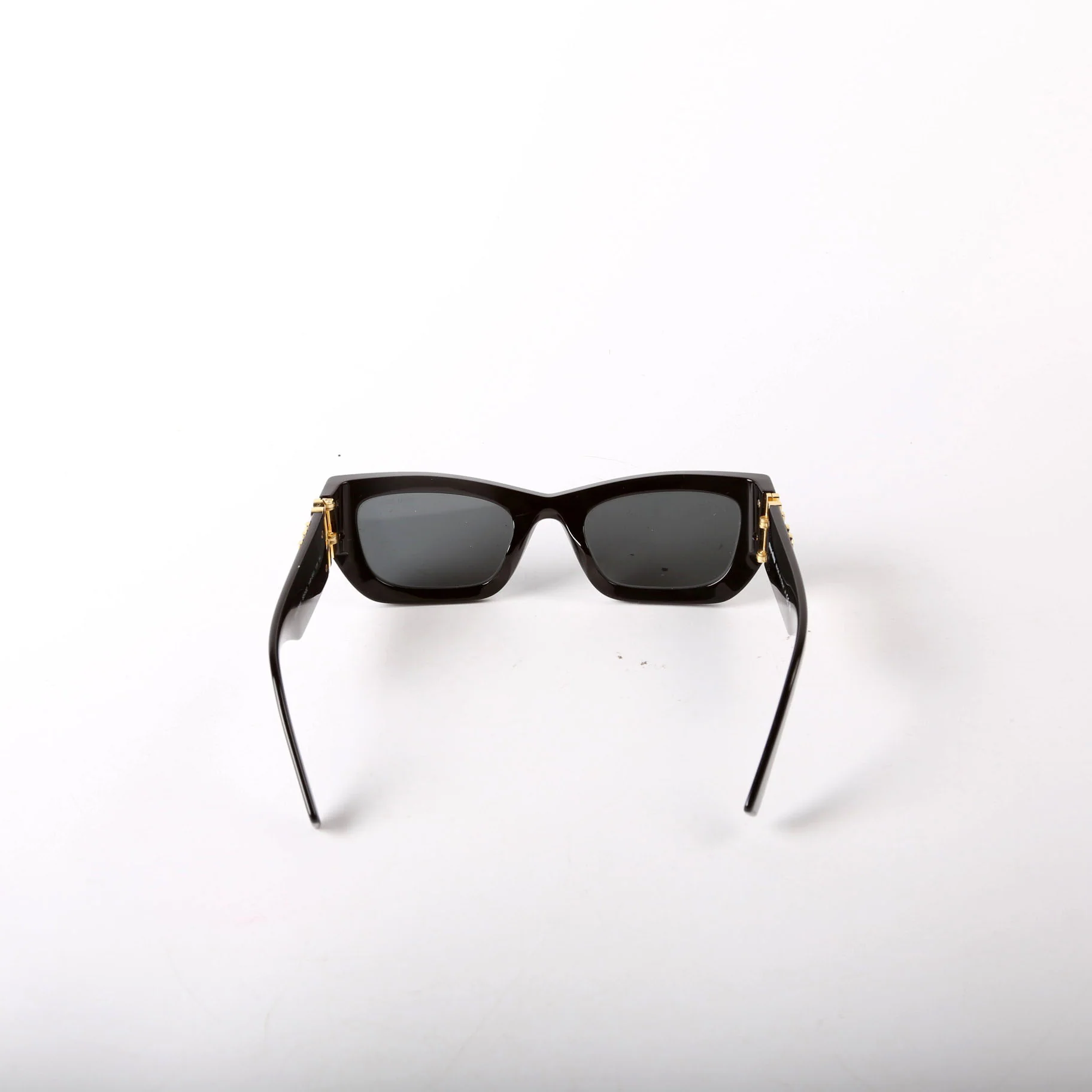 SMU09W Miu Glimpse Sunglasses Black/Gold - Image 3