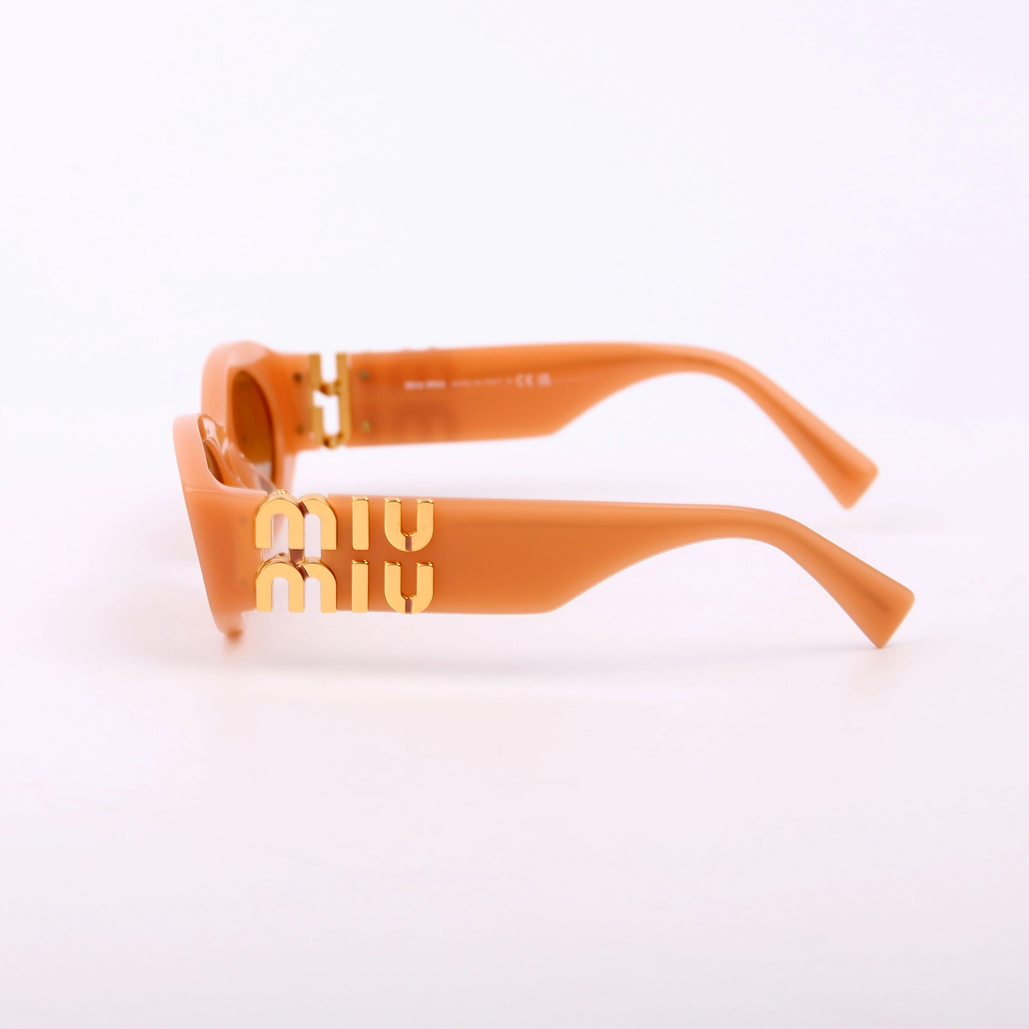 SMU11W Oval Sunglasses Peach - Image 4