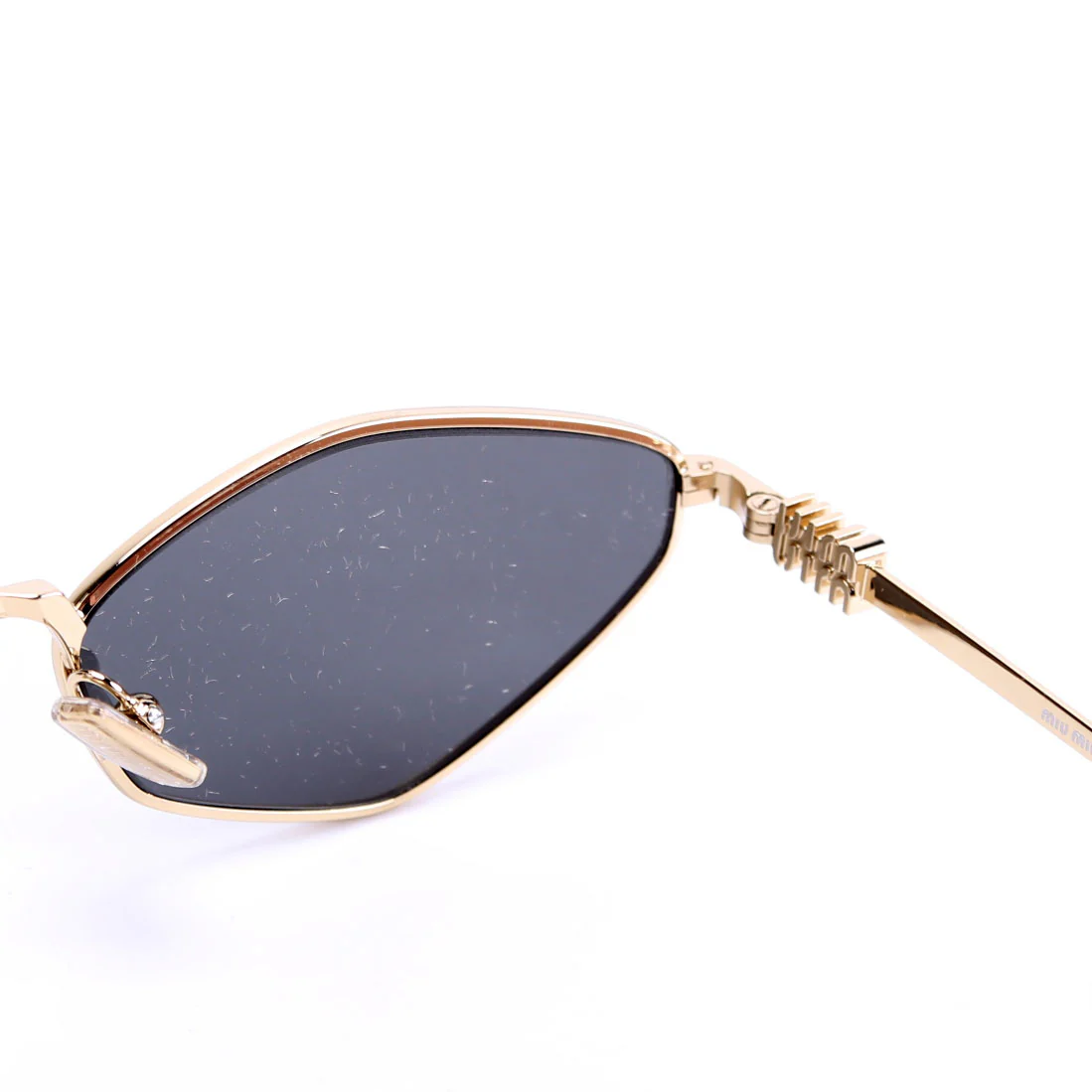 SMU56Z Cat Eye Sunglasses Gold/Brown - Image 4