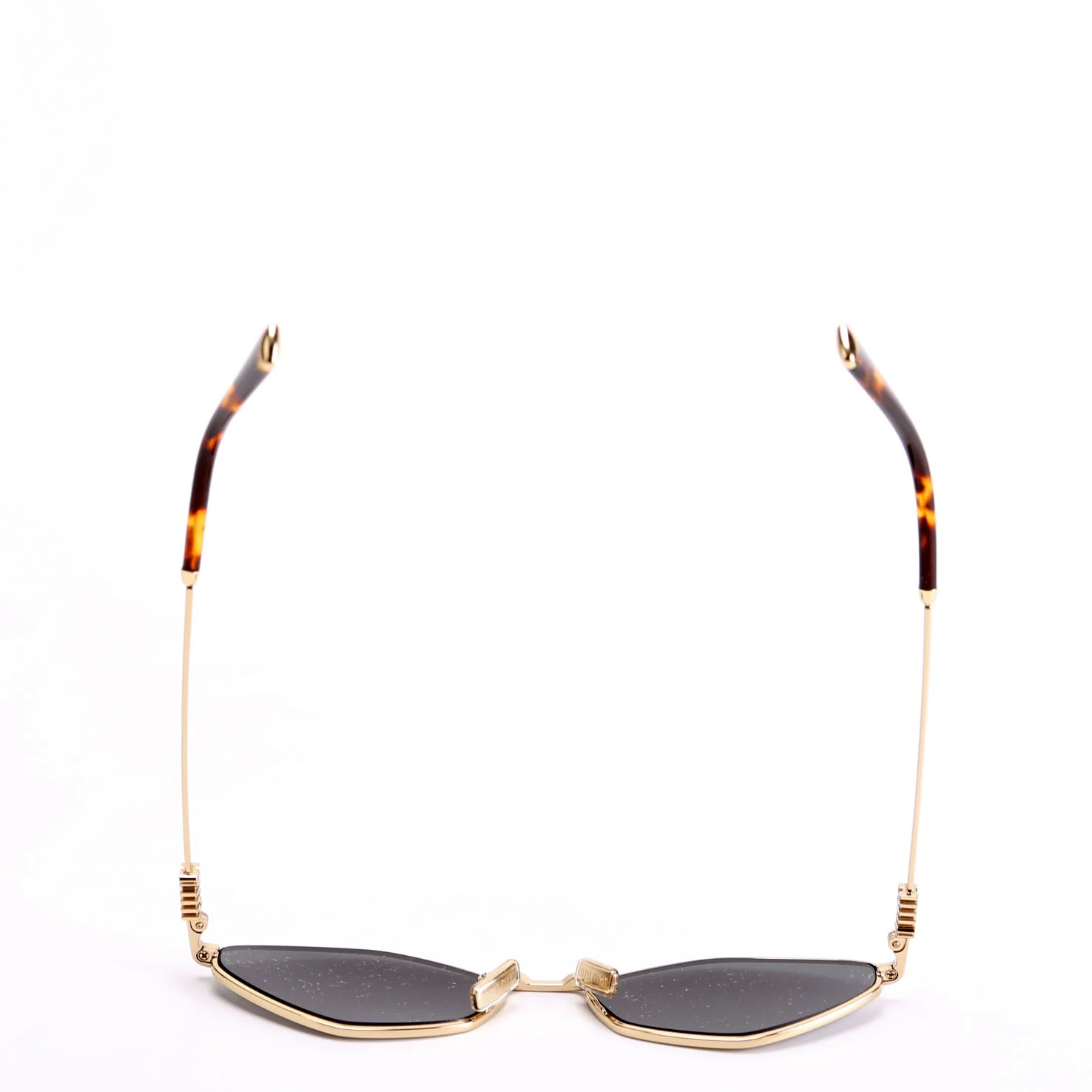 SMU56Z Cat Eye Sunglasses Gold/Brown - Image 5
