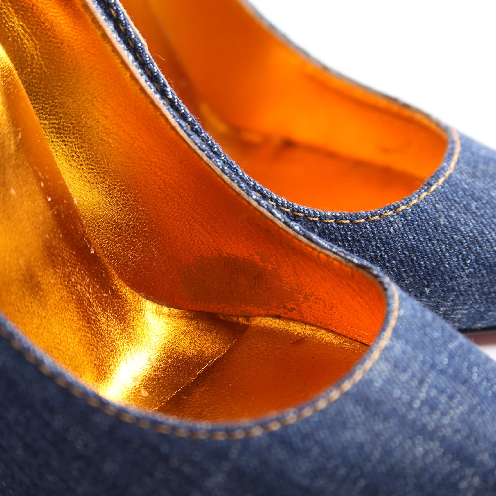 So Kate Denim 110MM Size 38 Blue - Image 12