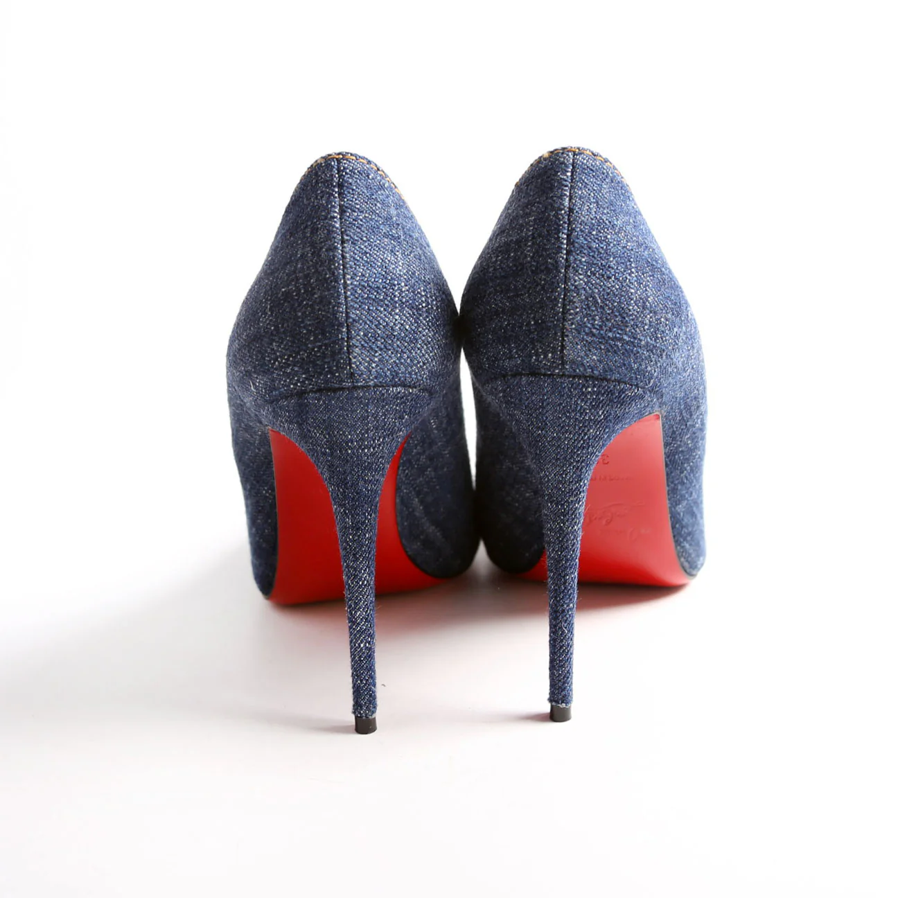 So Kate Denim 110MM Size 38 Blue - Image 5