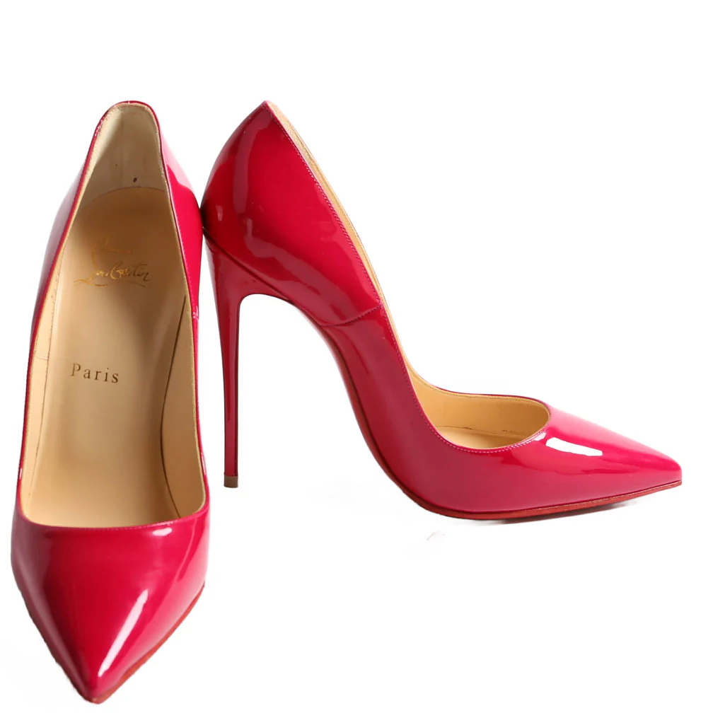 So Kate Patent 120 Pumps Size 38.5 Pink