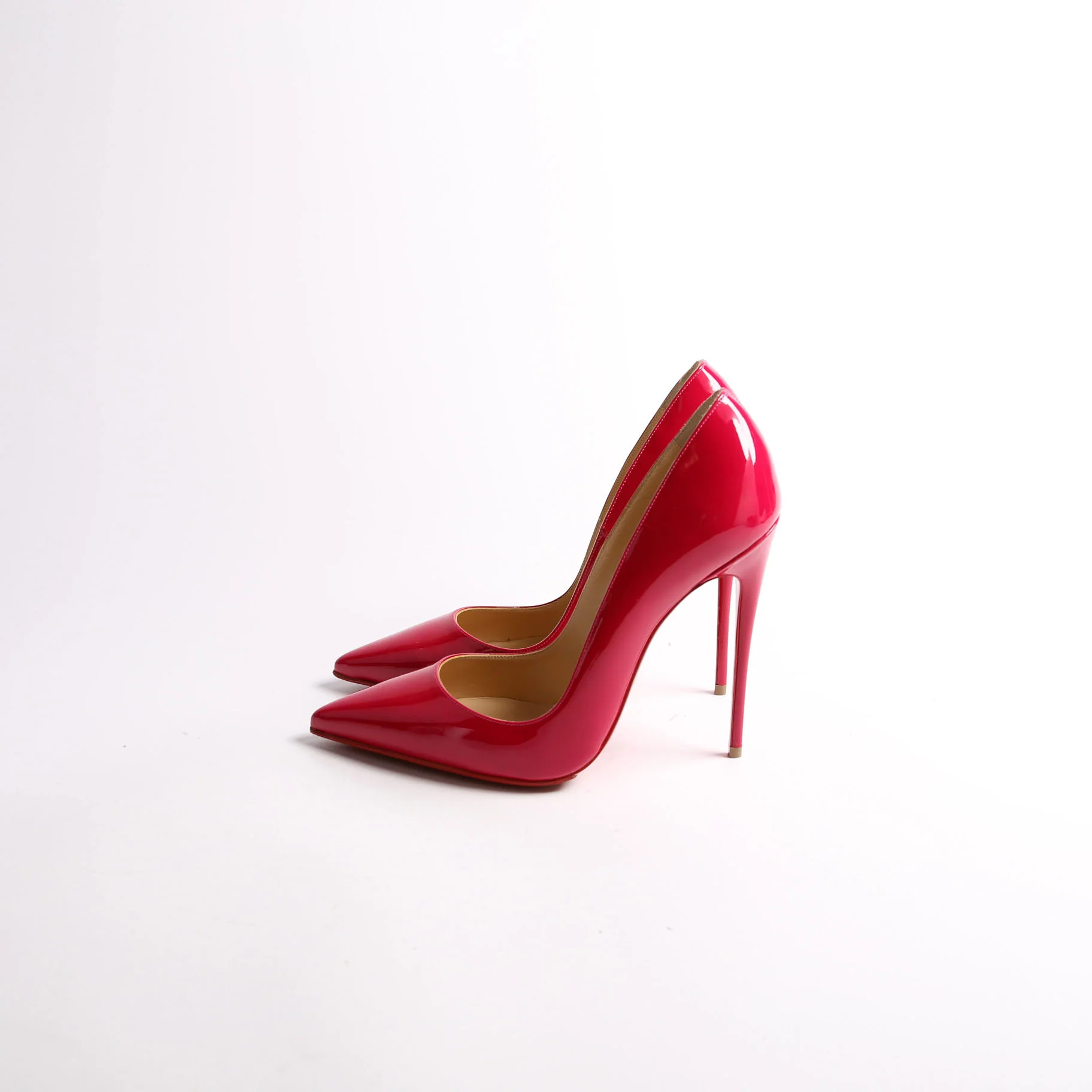 So Kate Patent 120 Pumps Size 38.5 Pink - Image 3