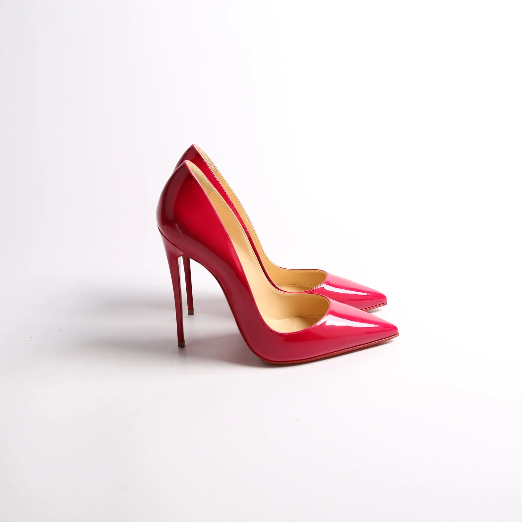 So Kate Patent 120 Pumps Size 38.5 Pink - Image 5
