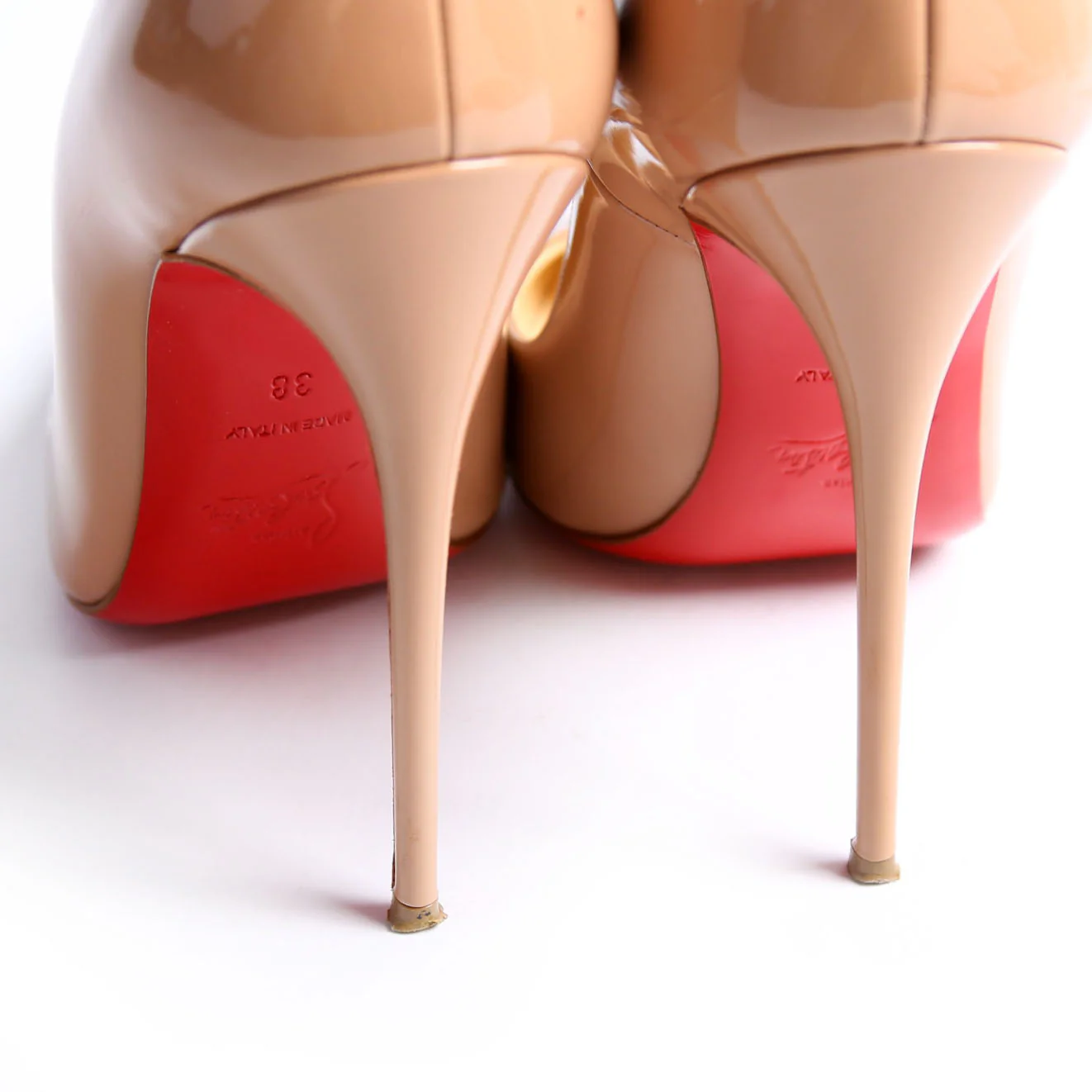 So Kate Patent 120 Pumps Size 38 Nude - Image 11