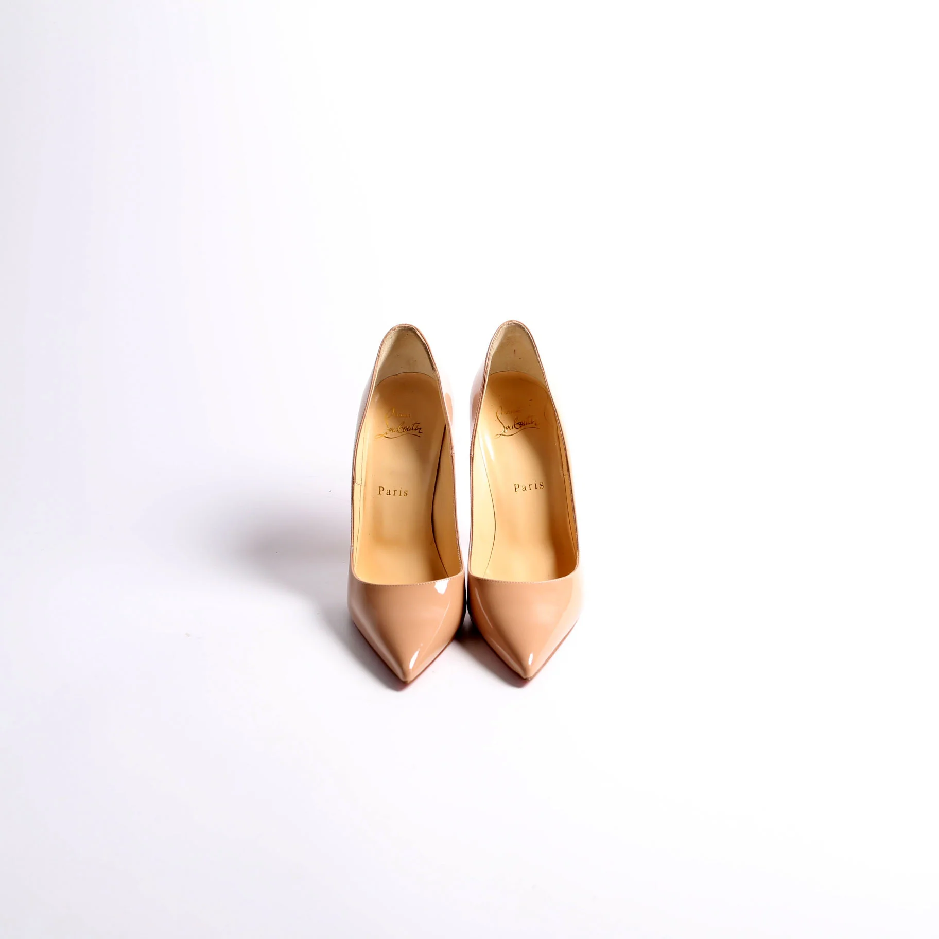 So Kate Patent 120MM Pumps Size 38.5 Nude - Image 2