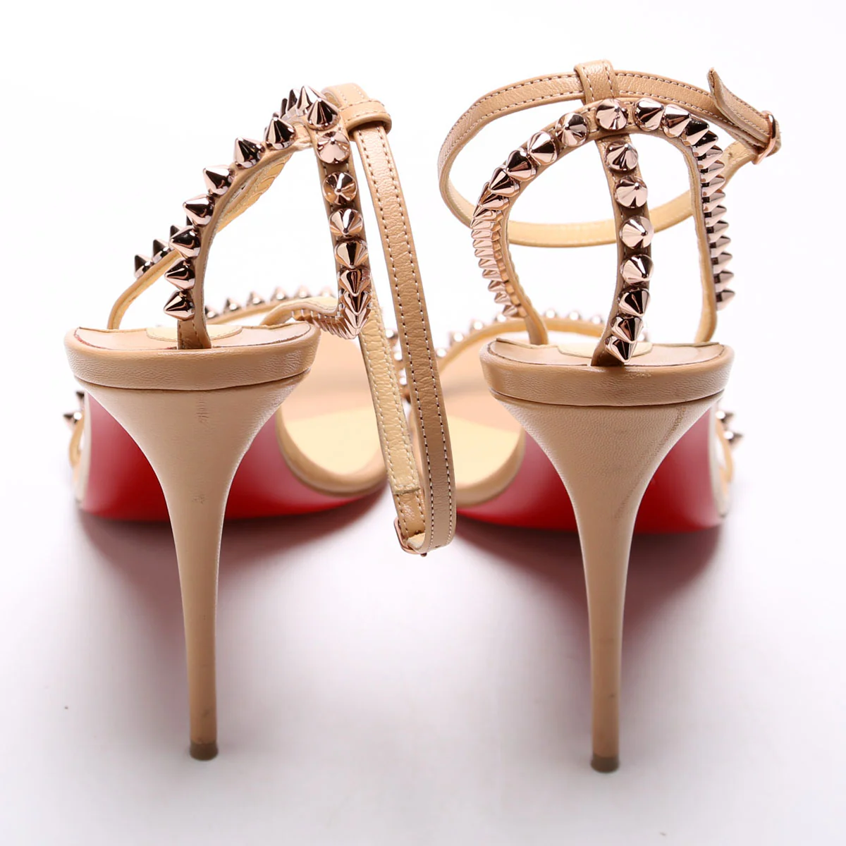 So Me 100MM Sandals Size 39.5 Nude - Image 4