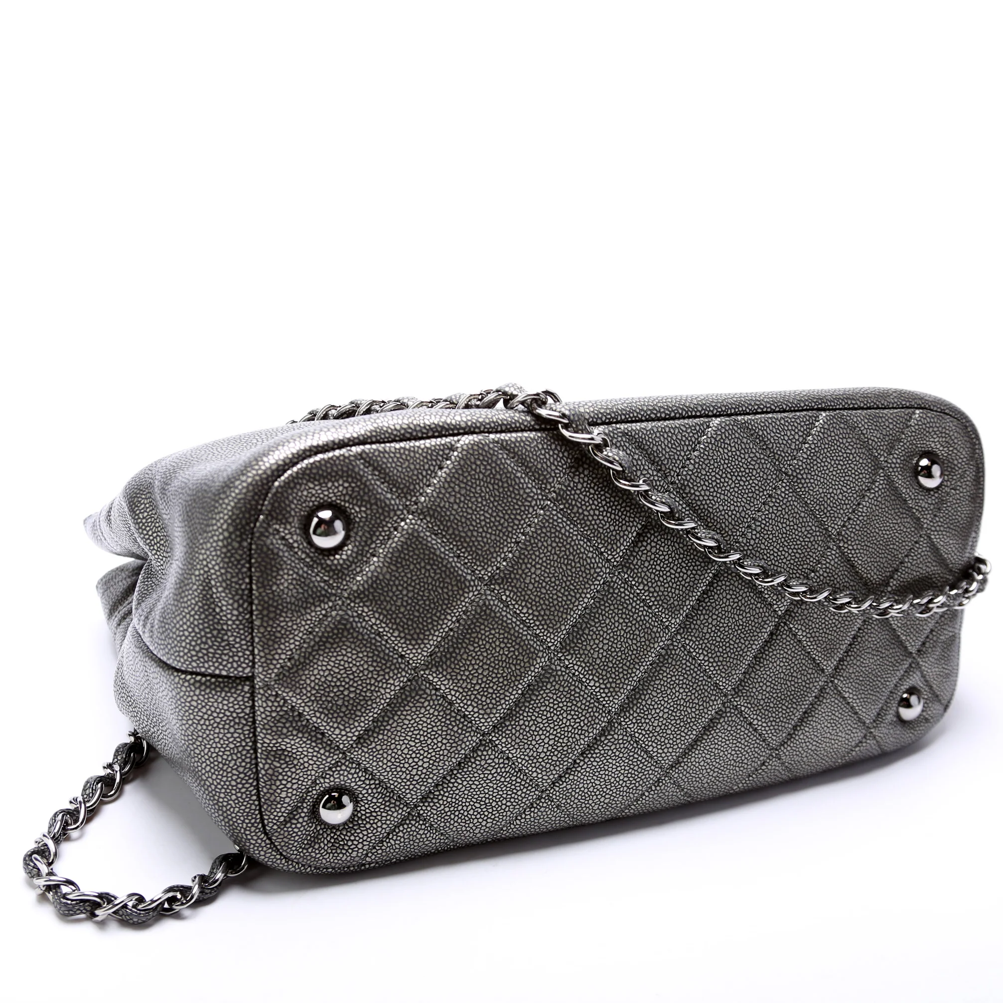 Soft CC TImeless Tote Caviar 14M Black - Image 4