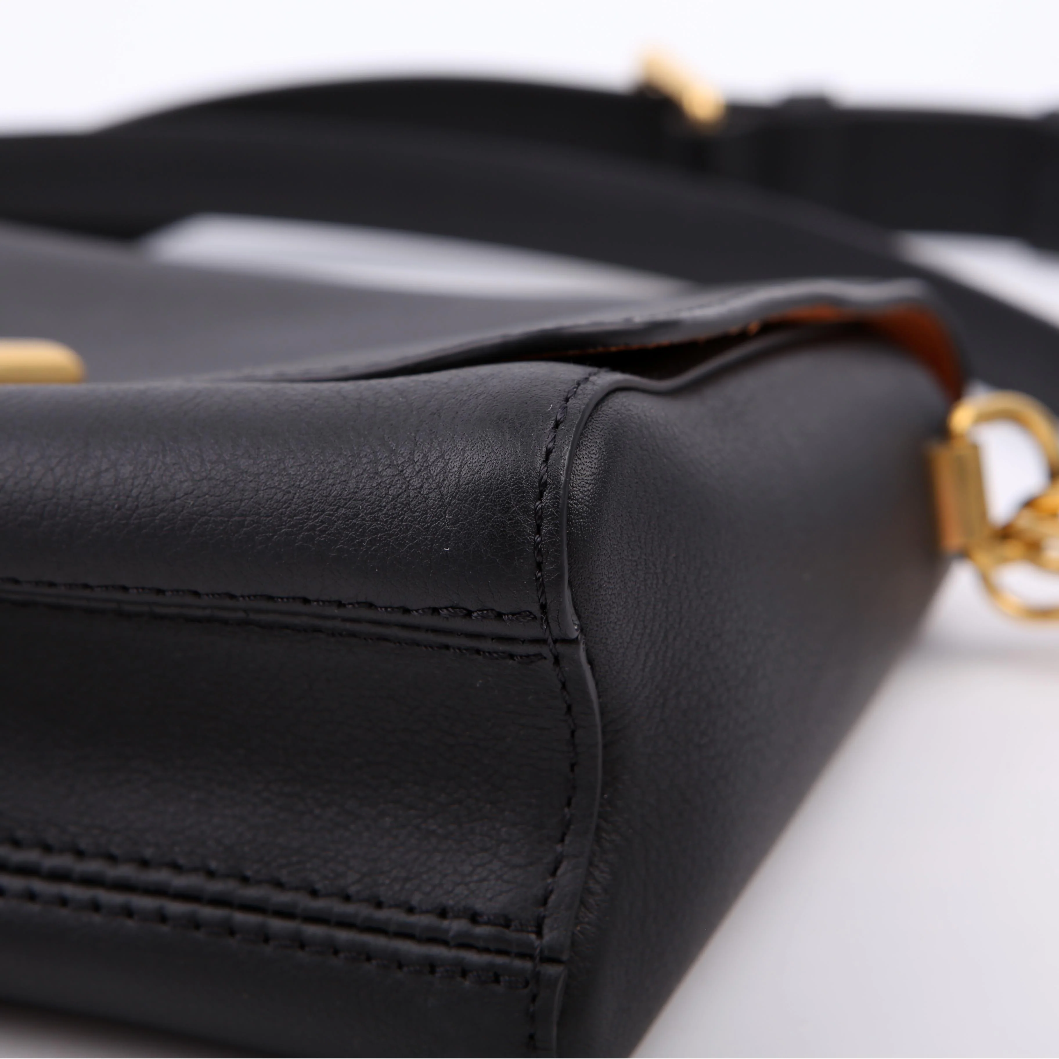 Soft Twist Shoulder Calfskin Black - Image 6