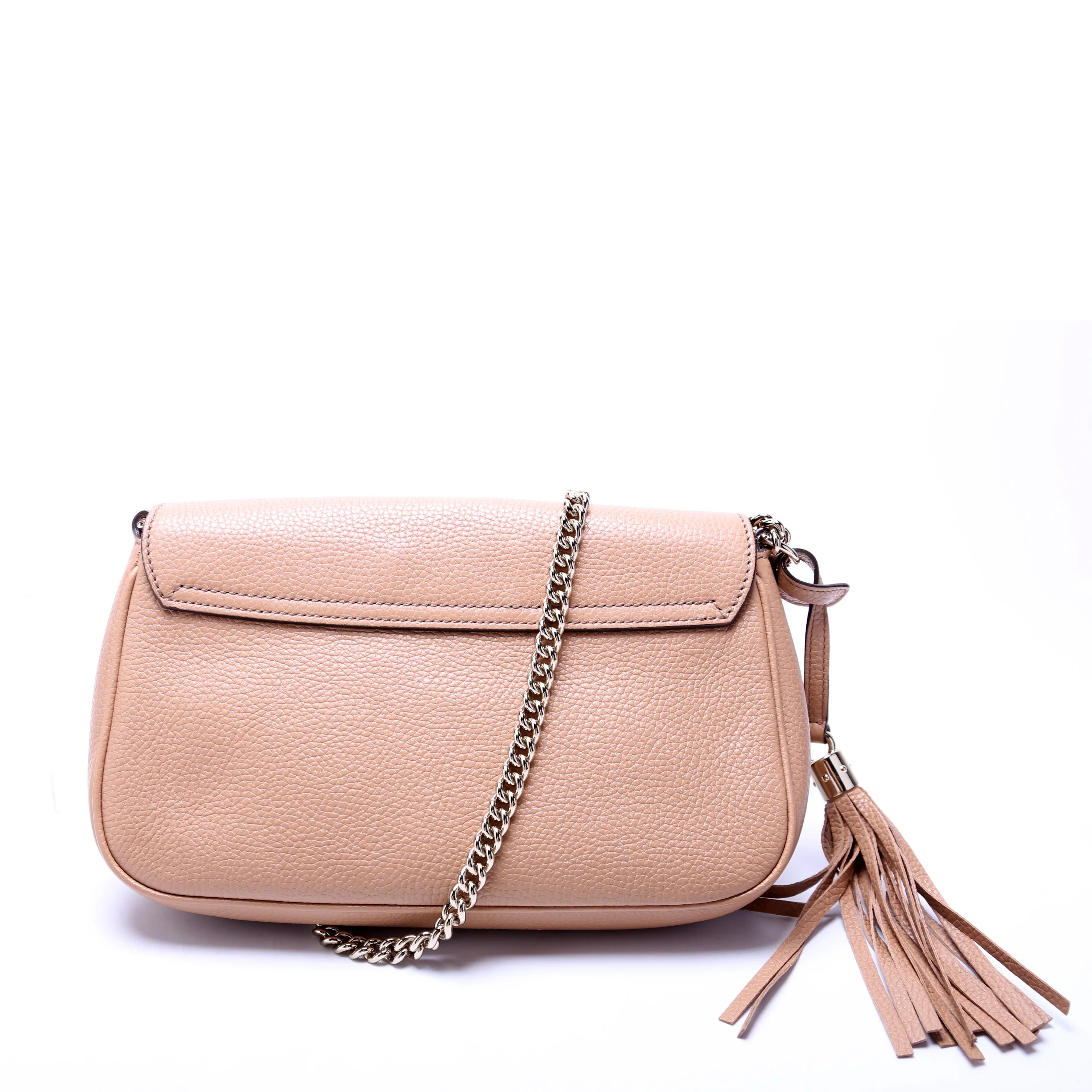 Soho Chain Tassel Flap Beige 536224 - Image 3