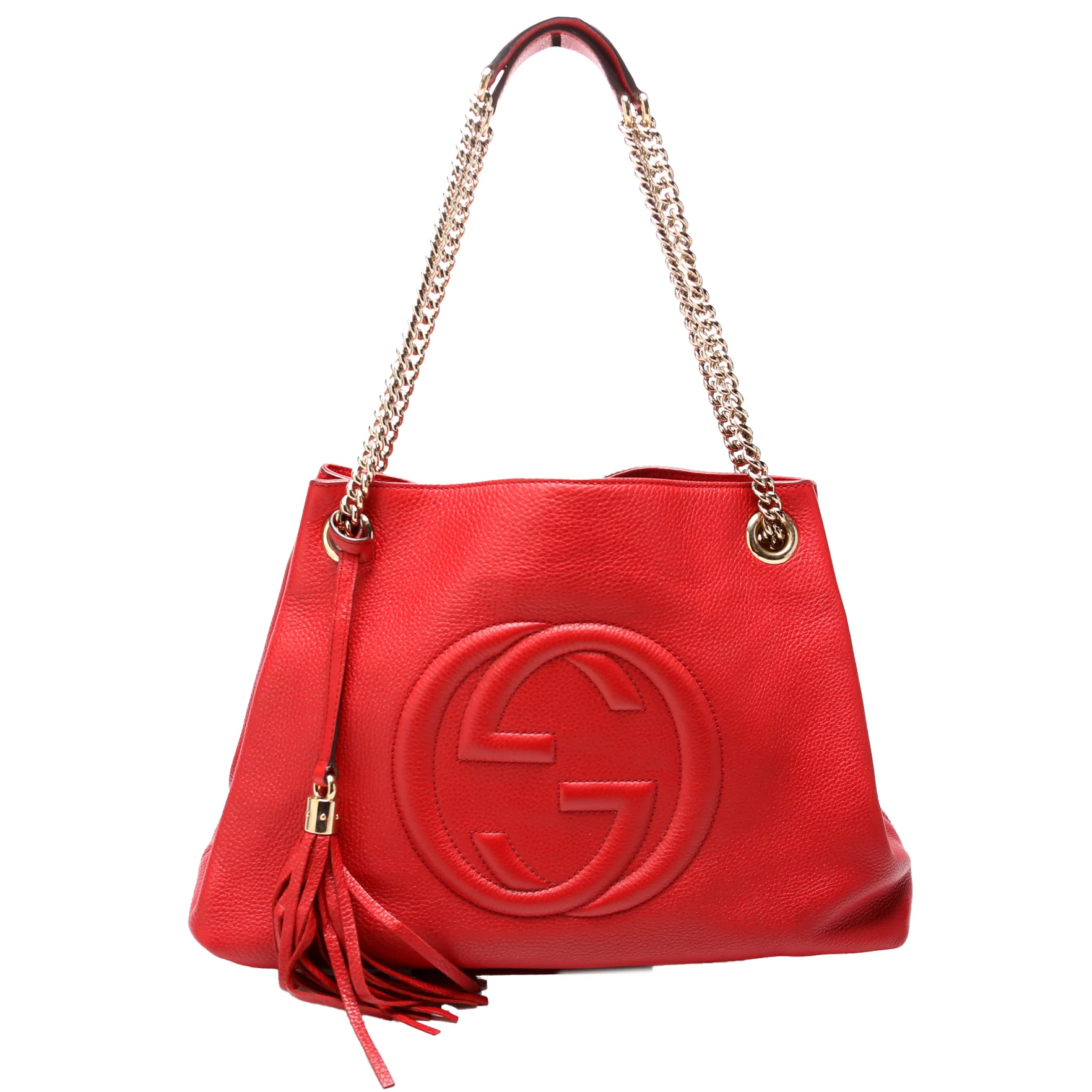 Soho Leather Shoulder Medium 308982 Red