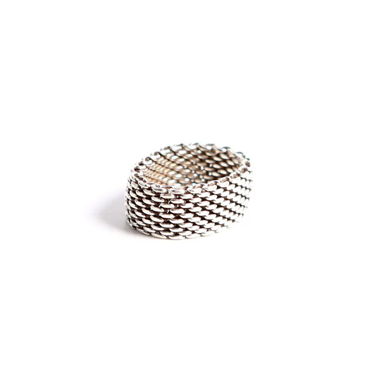 Somerset Mesh Ring 925 Size 8 - Image 2