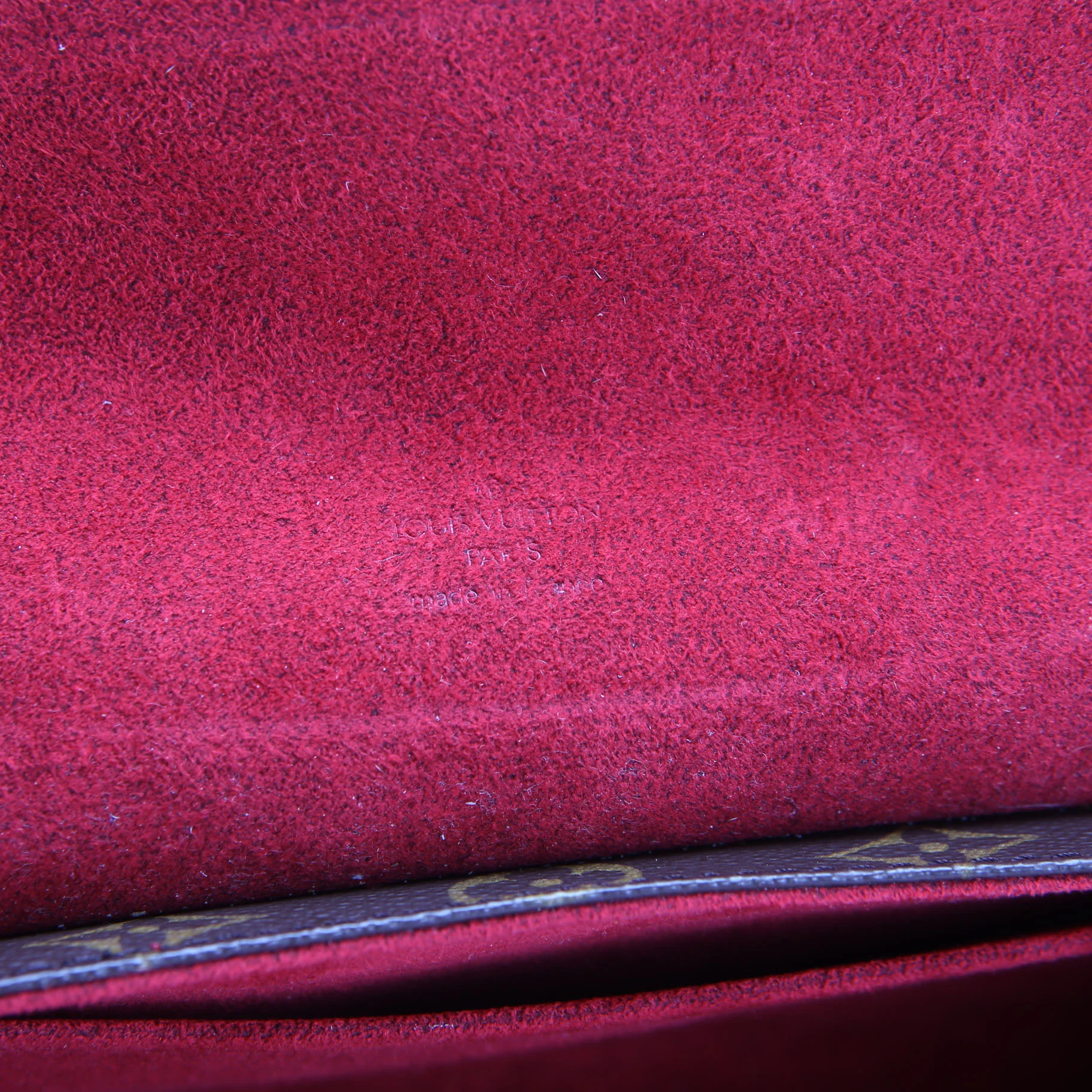 Sonatine Bag Monogram Brown/Red - Image 9