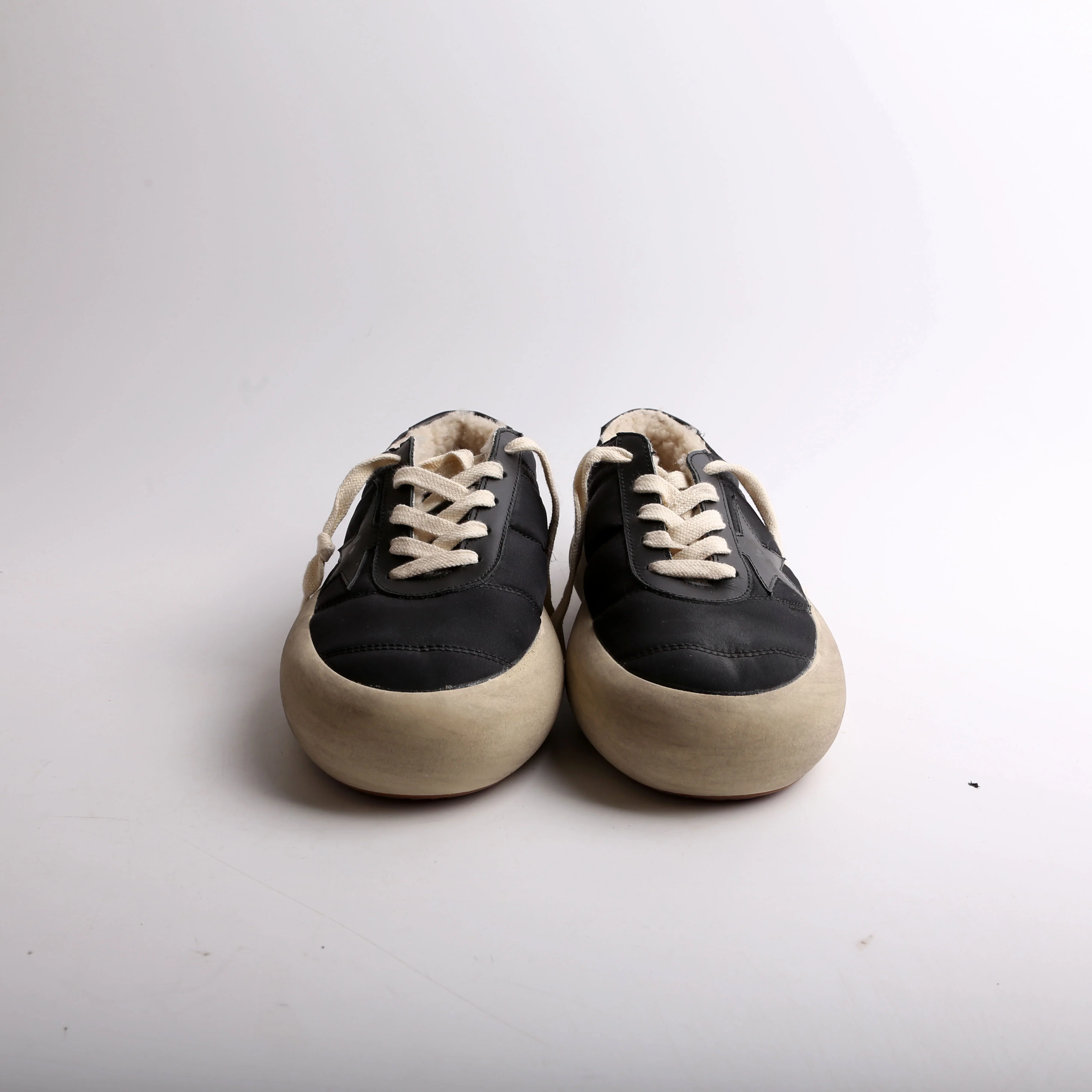 Space-Star Nylon/Shearling Sneakers Size 36 - Image 2