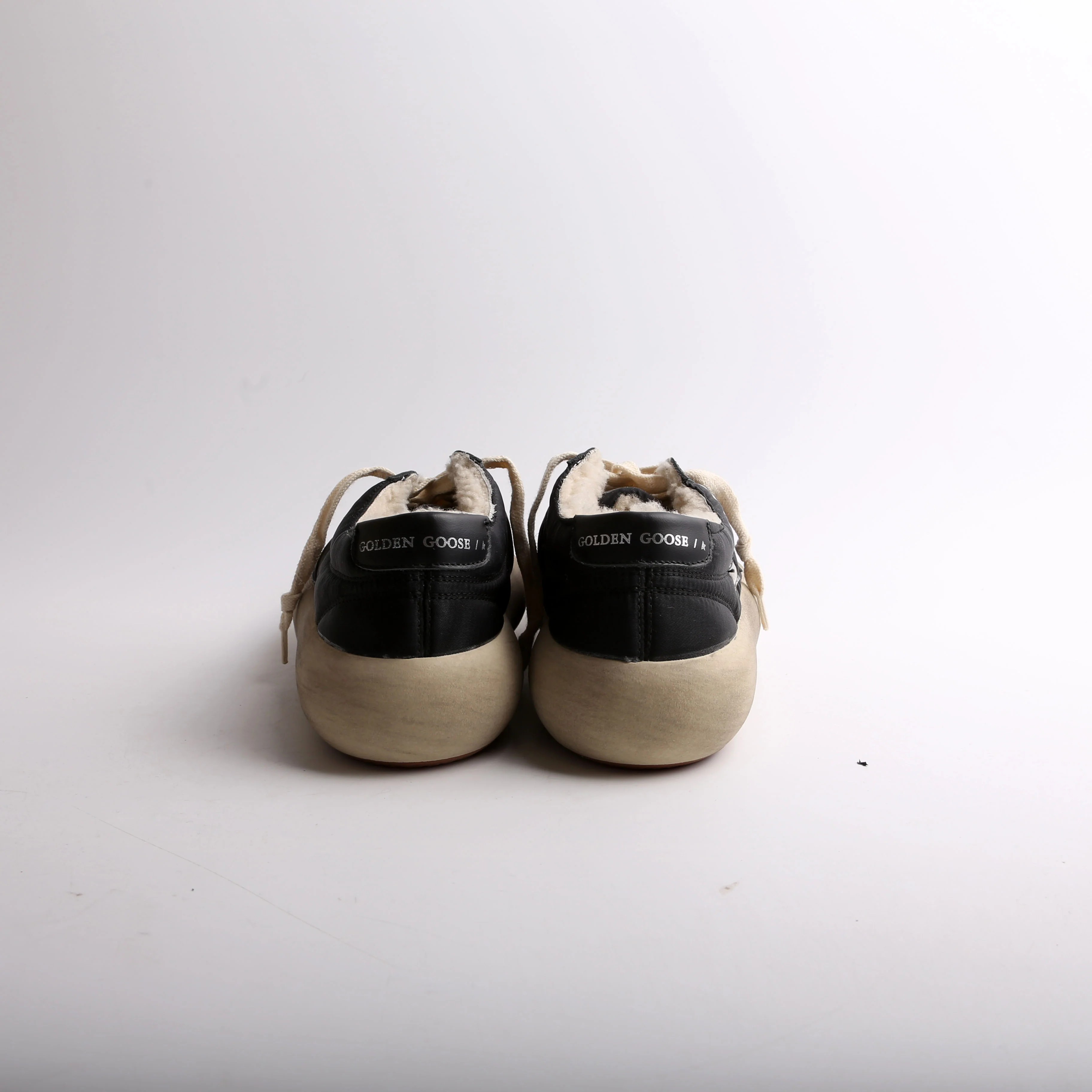 Space-Star Nylon/Shearling Sneakers Size 36 - Image 4