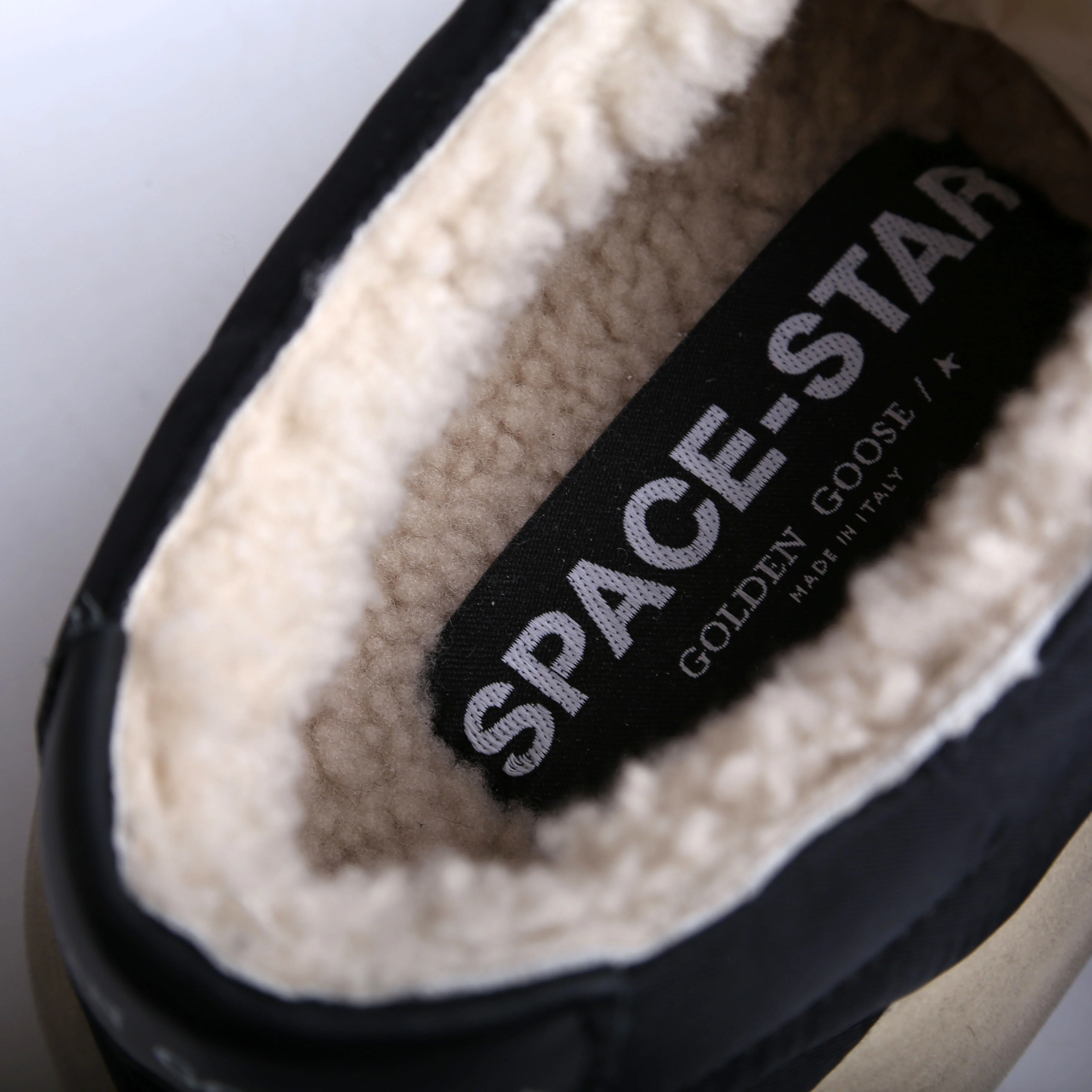 Space-Star Nylon/Shearling Sneakers Size 36 - Image 7