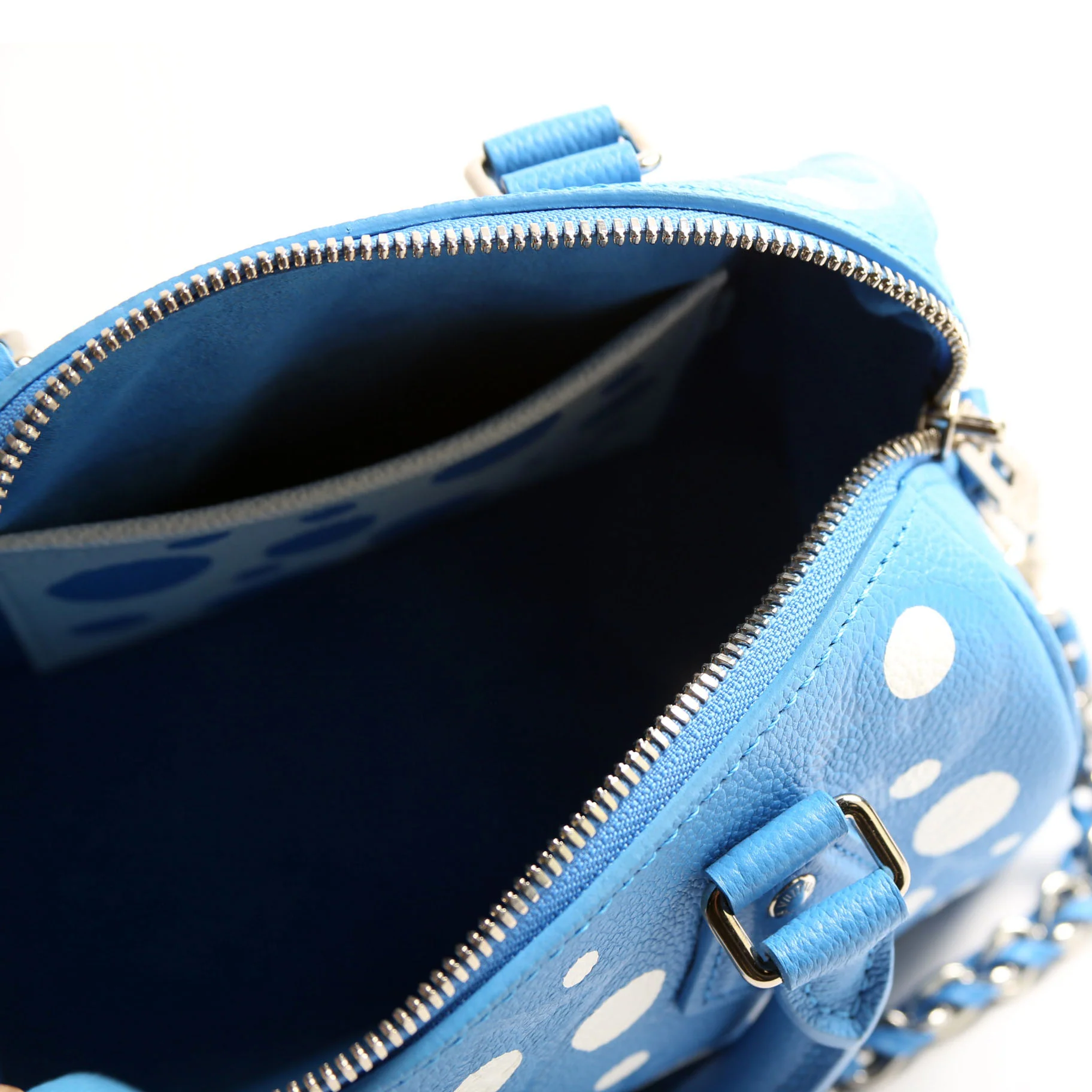 Speedy 20 Bandouliere Kusama Dots Empreinte Blue - Image 9