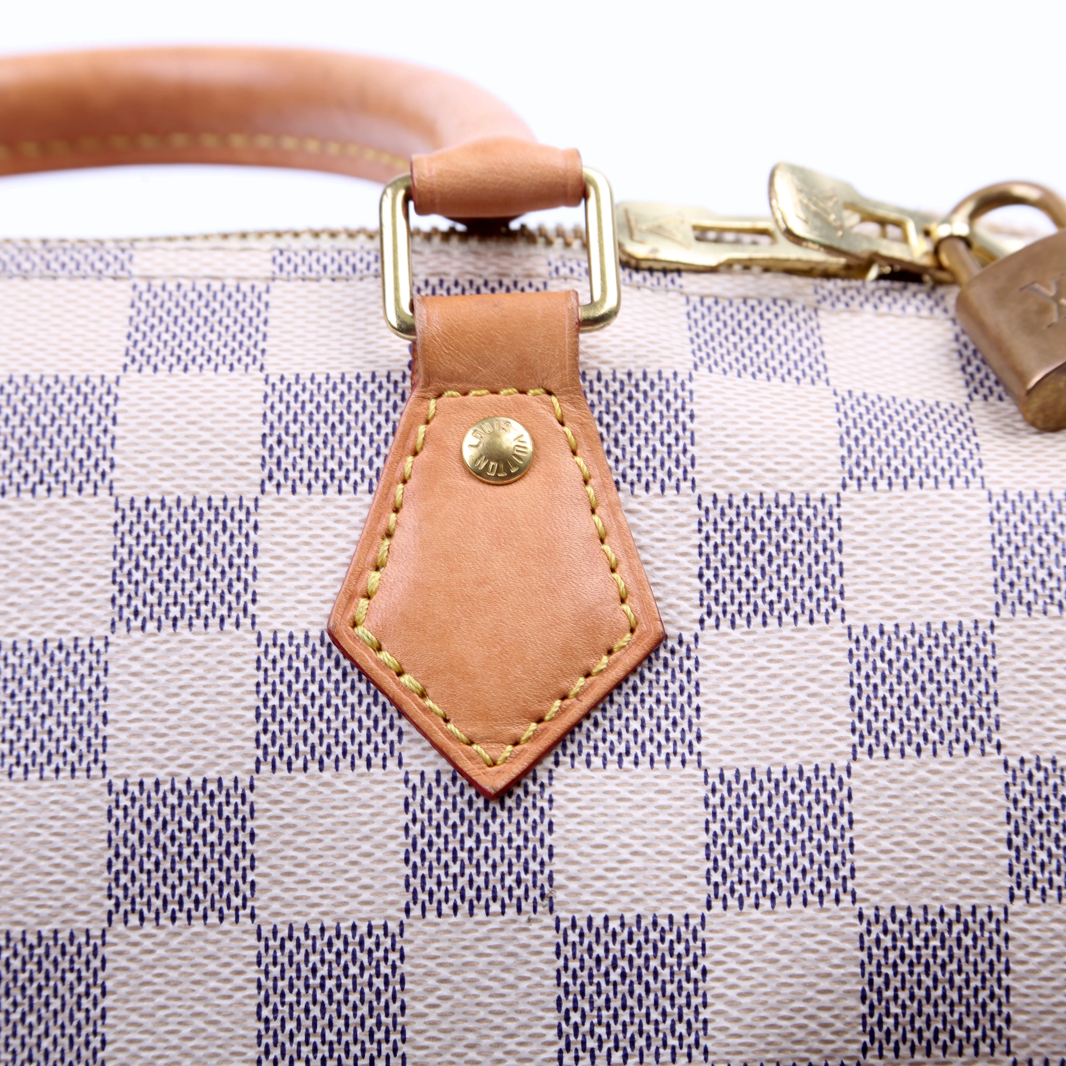 Speedy 25 Bandouliere Damier Azur - Image 14
