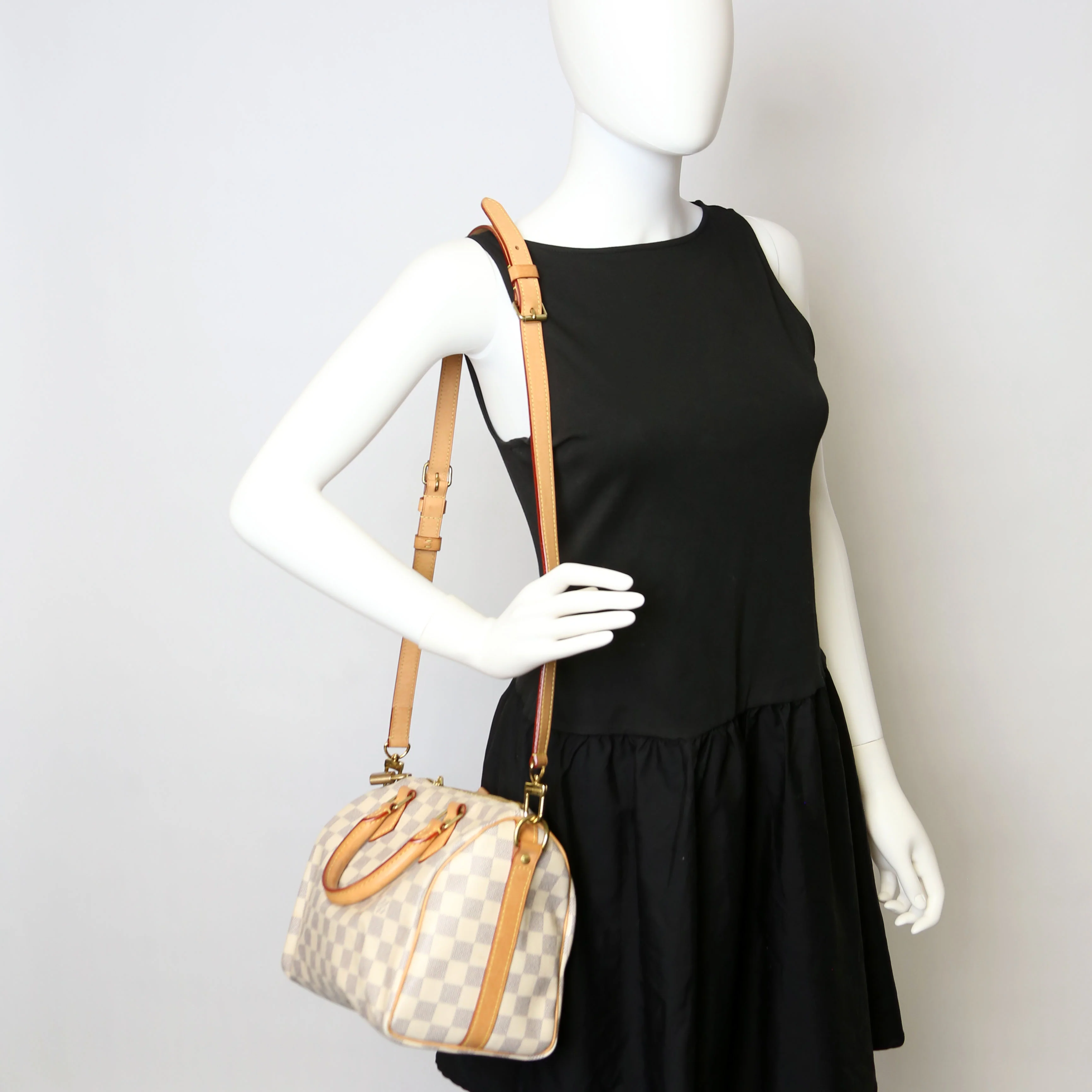 Speedy 25 Bandouliere Damier Azur - Image 20