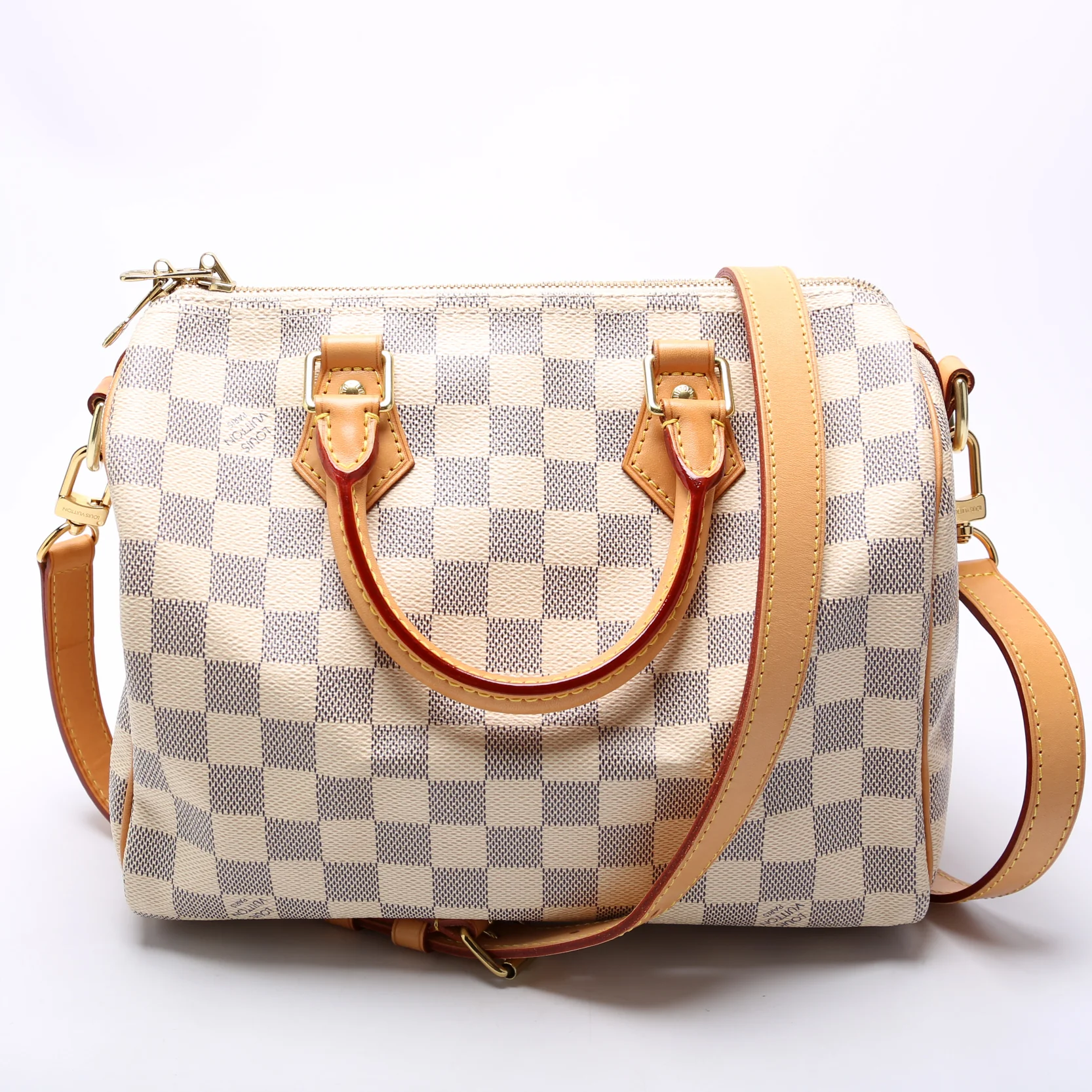 Speedy 25 Bandouliere Damier Azur - Image 3