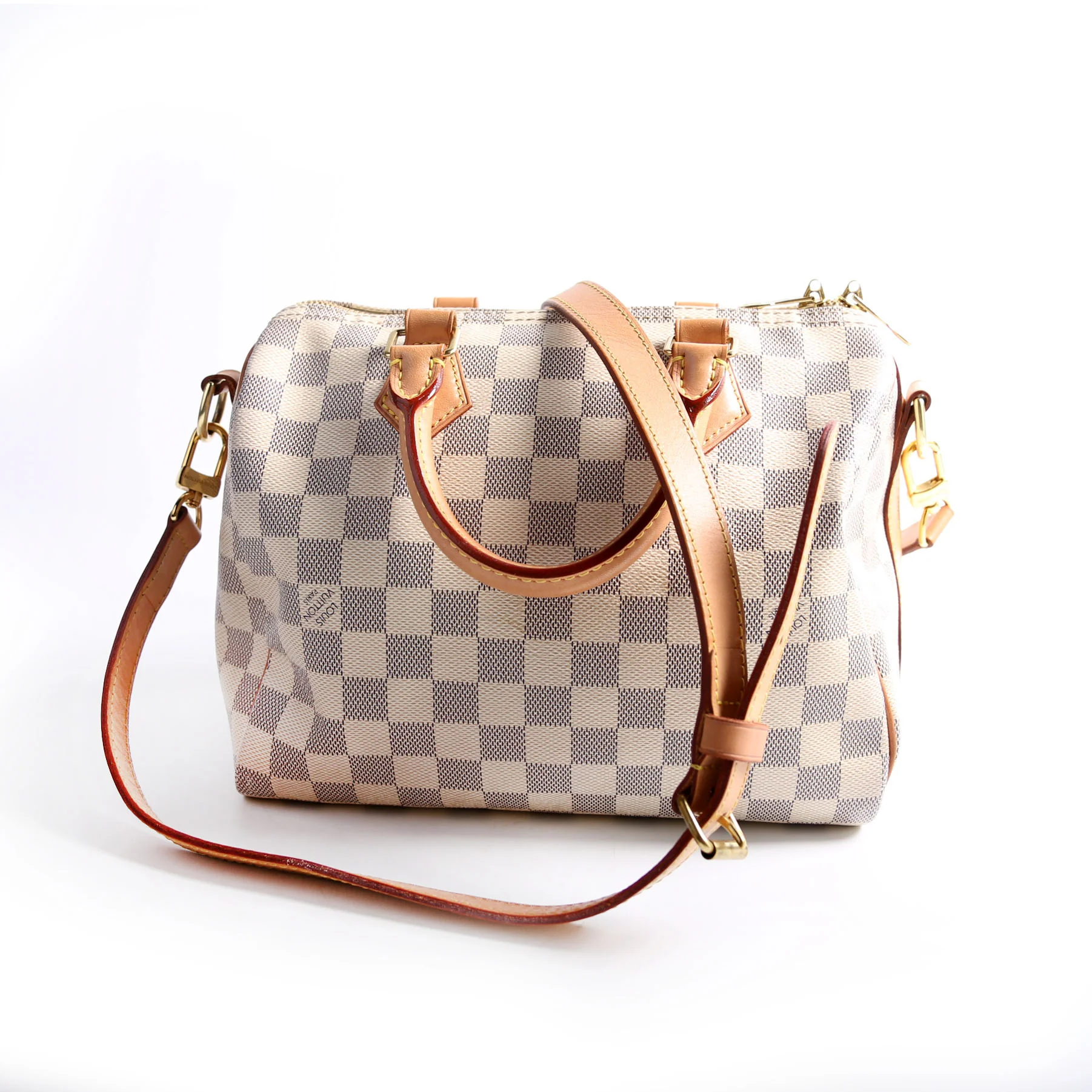 Speedy 25 Bandouliere Damier Azur - Image 2