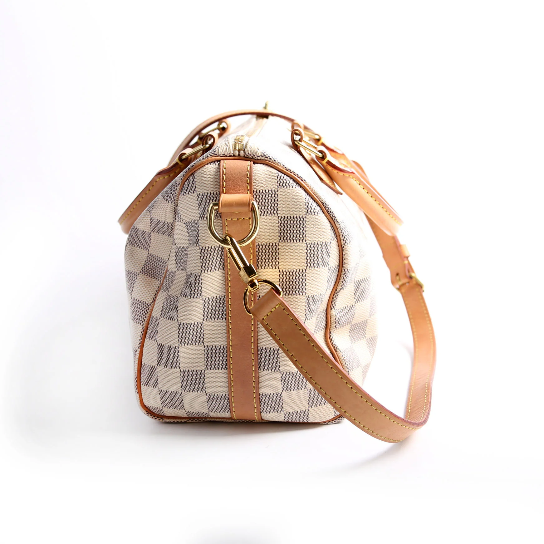Speedy 25 Bandouliere Damier Azur - Image 4