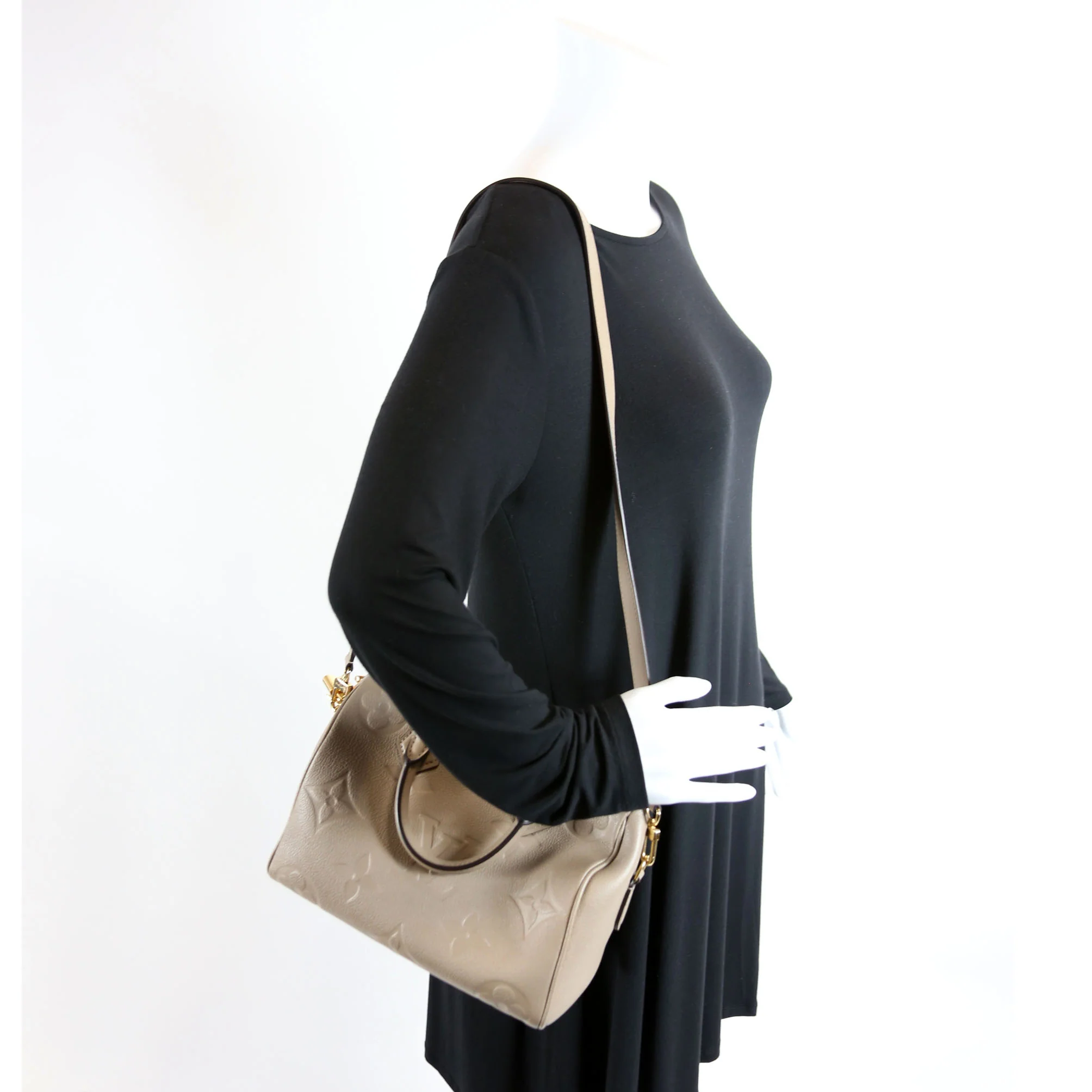 Speedy 25 Bandouliere Empreinte Tan - Image 10