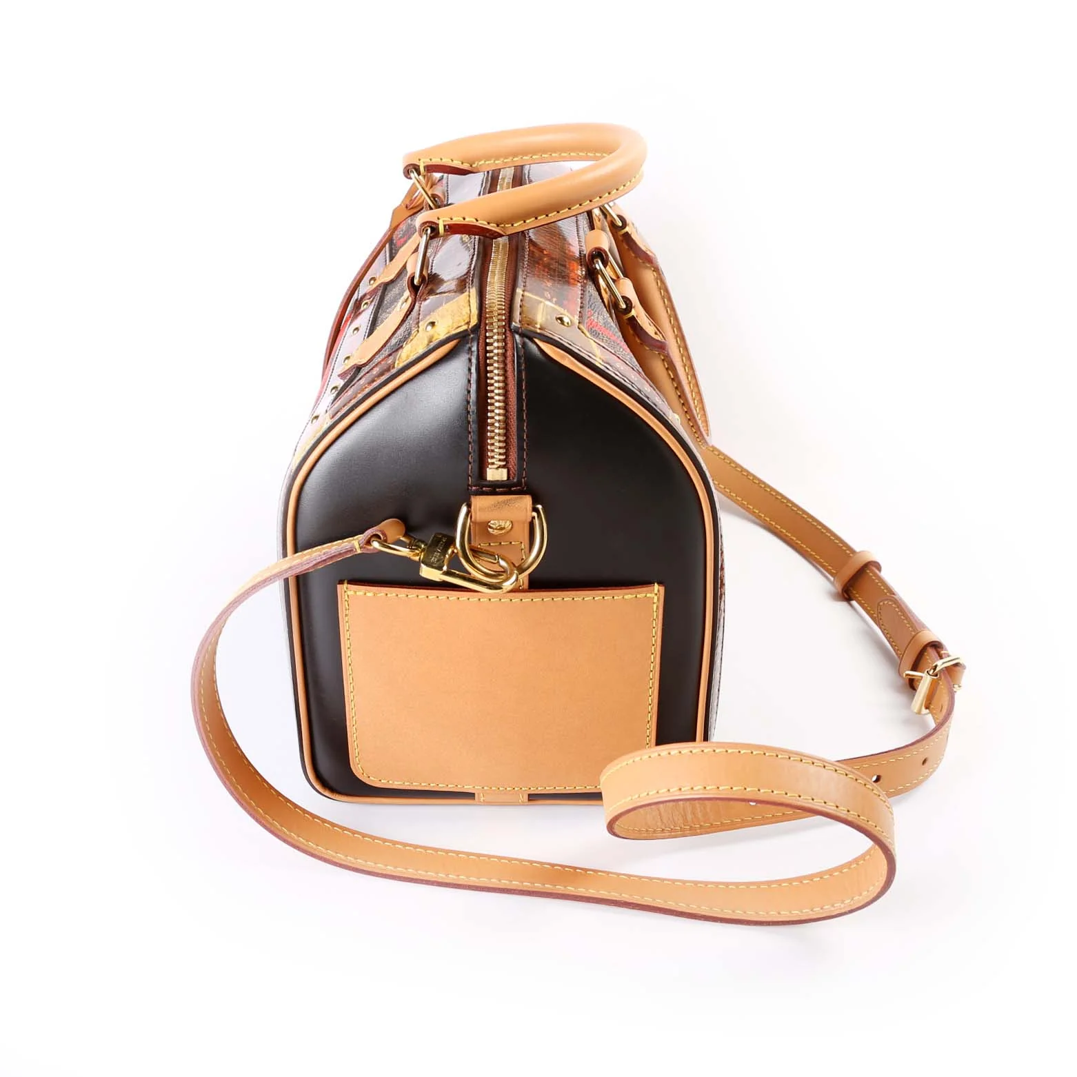 Speedy 25 Bandouliere Time Trunk Damier Ebene - Image 4