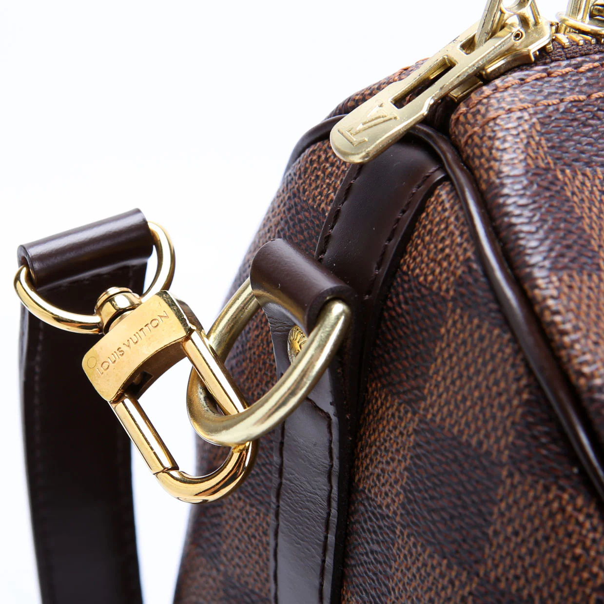 Speedy 30 Bandouliere Damier Ebene Brown/Red - Image 11