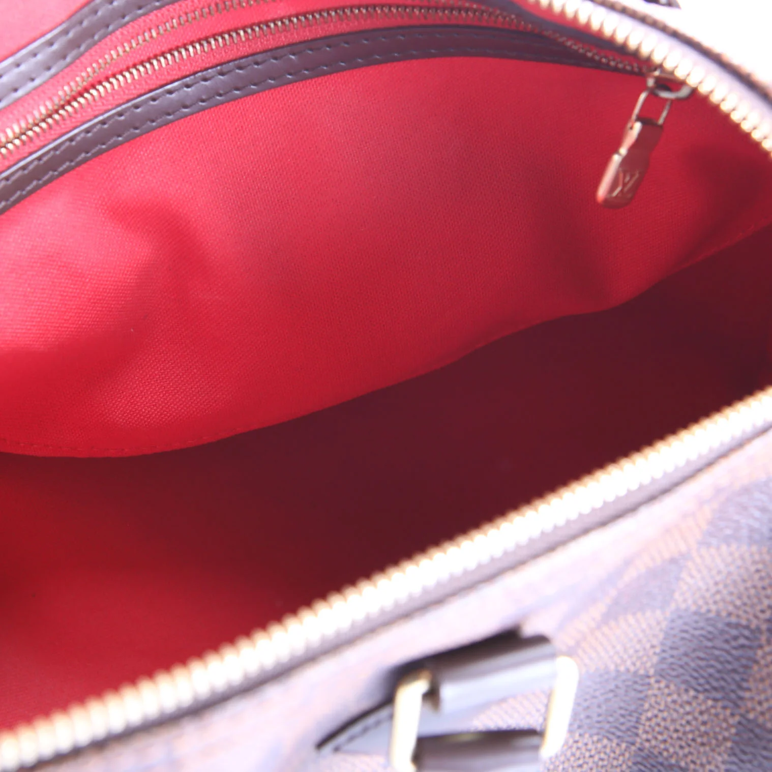 Speedy 30 Bandouliere Damier Ebene Brown/Red - Image 12