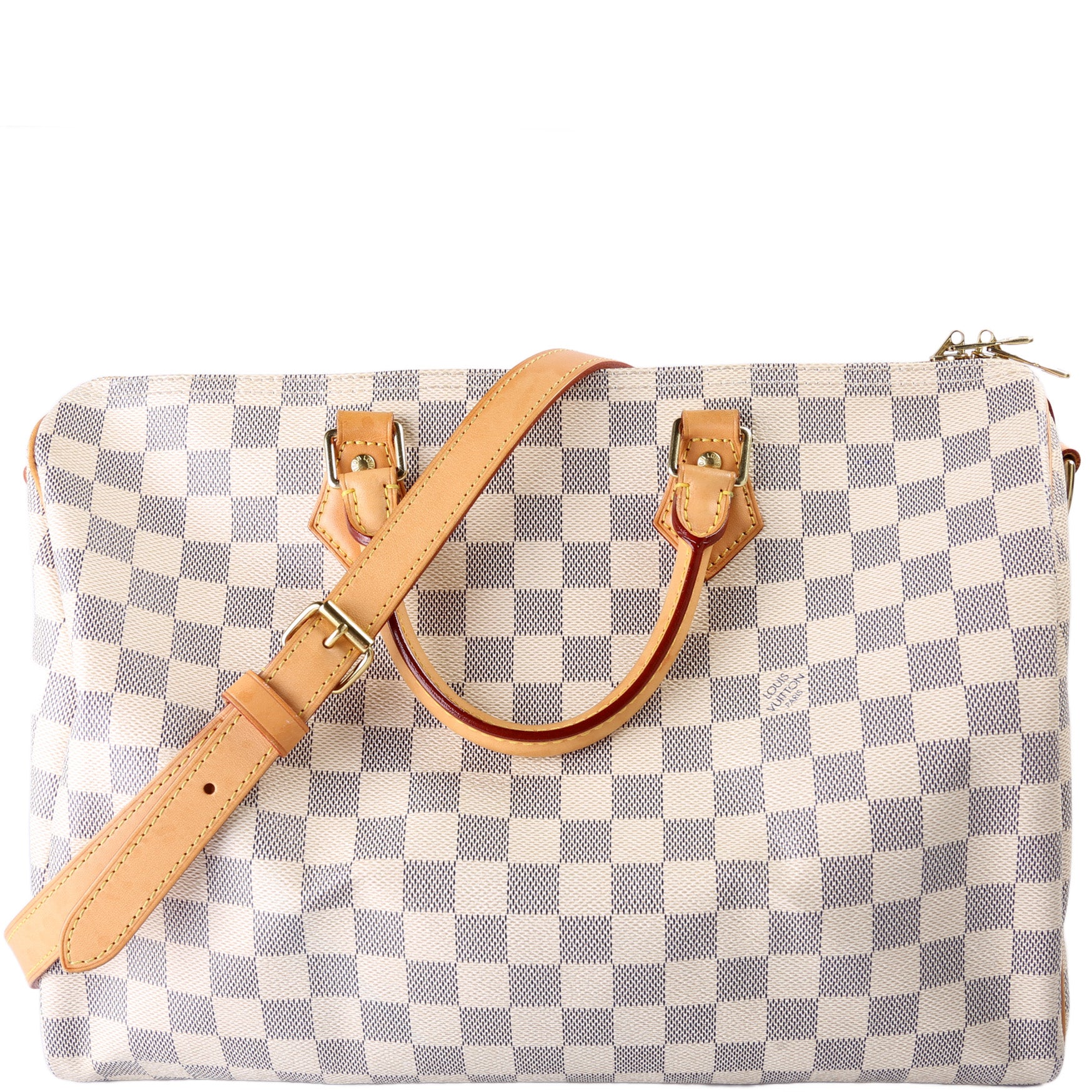 Speedy 35 Bandouliere Damier Azur