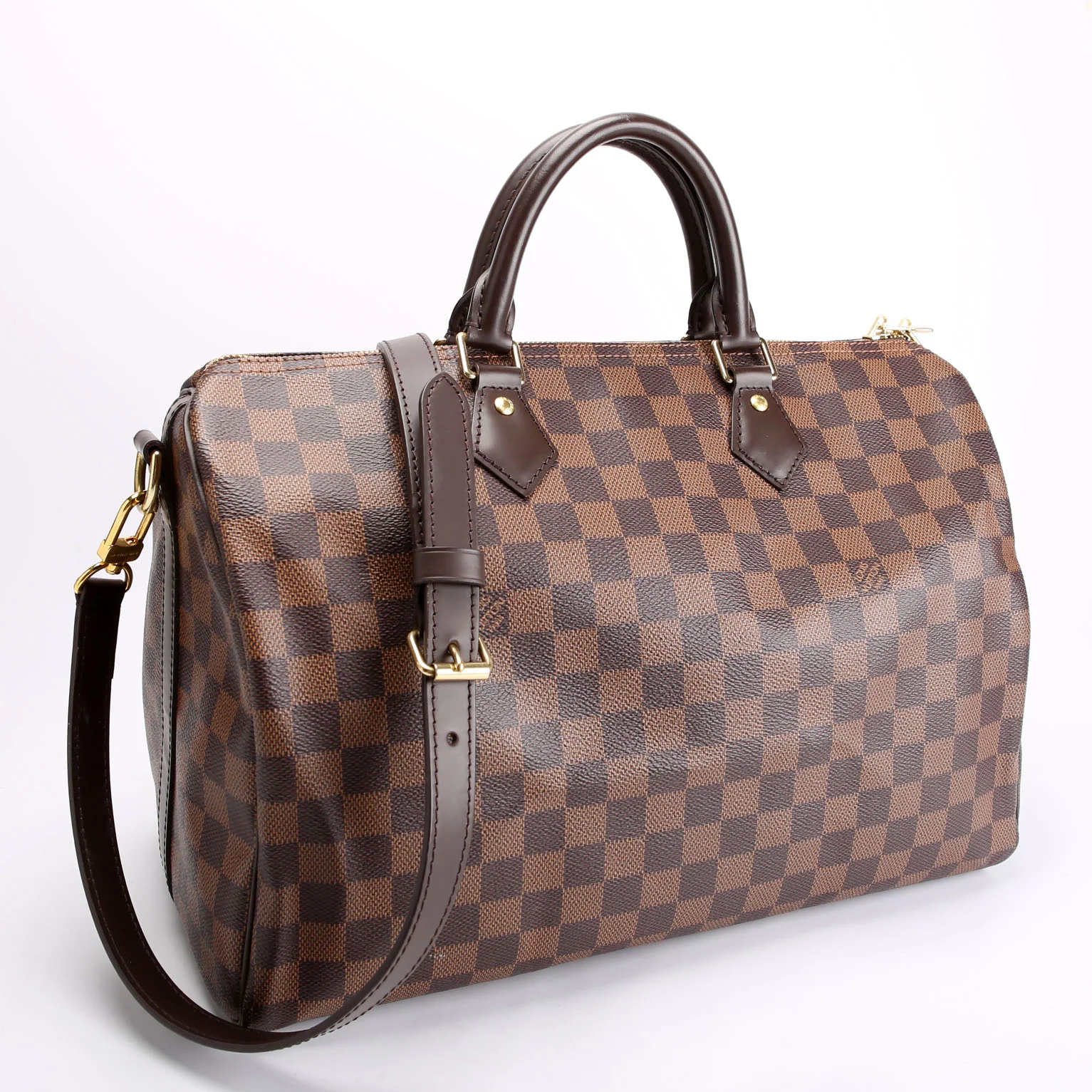 Speedy 35 Bandouliere Damier Ebene - Image 2