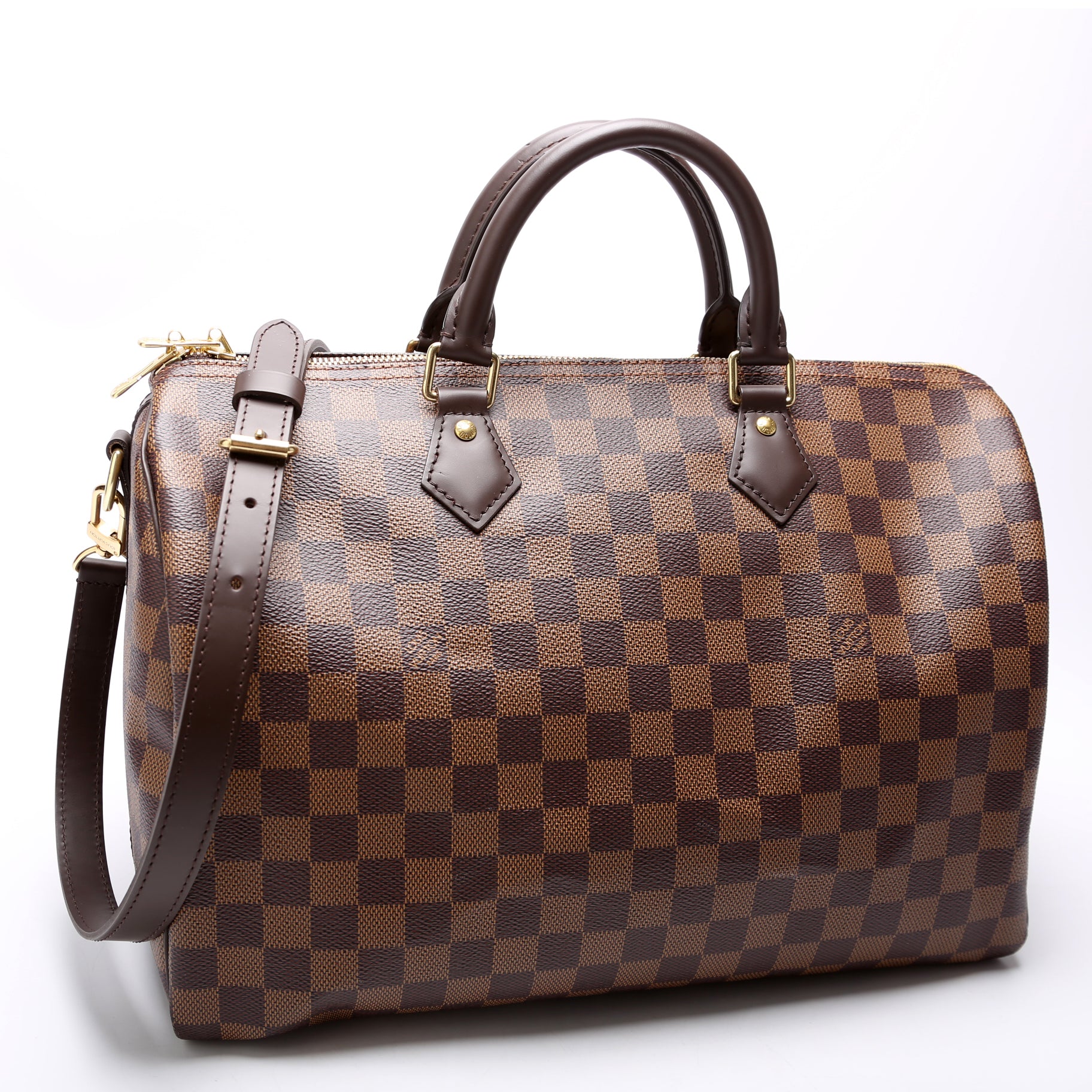 Speedy 35 Bandouliere Damier Ebene - Image 2